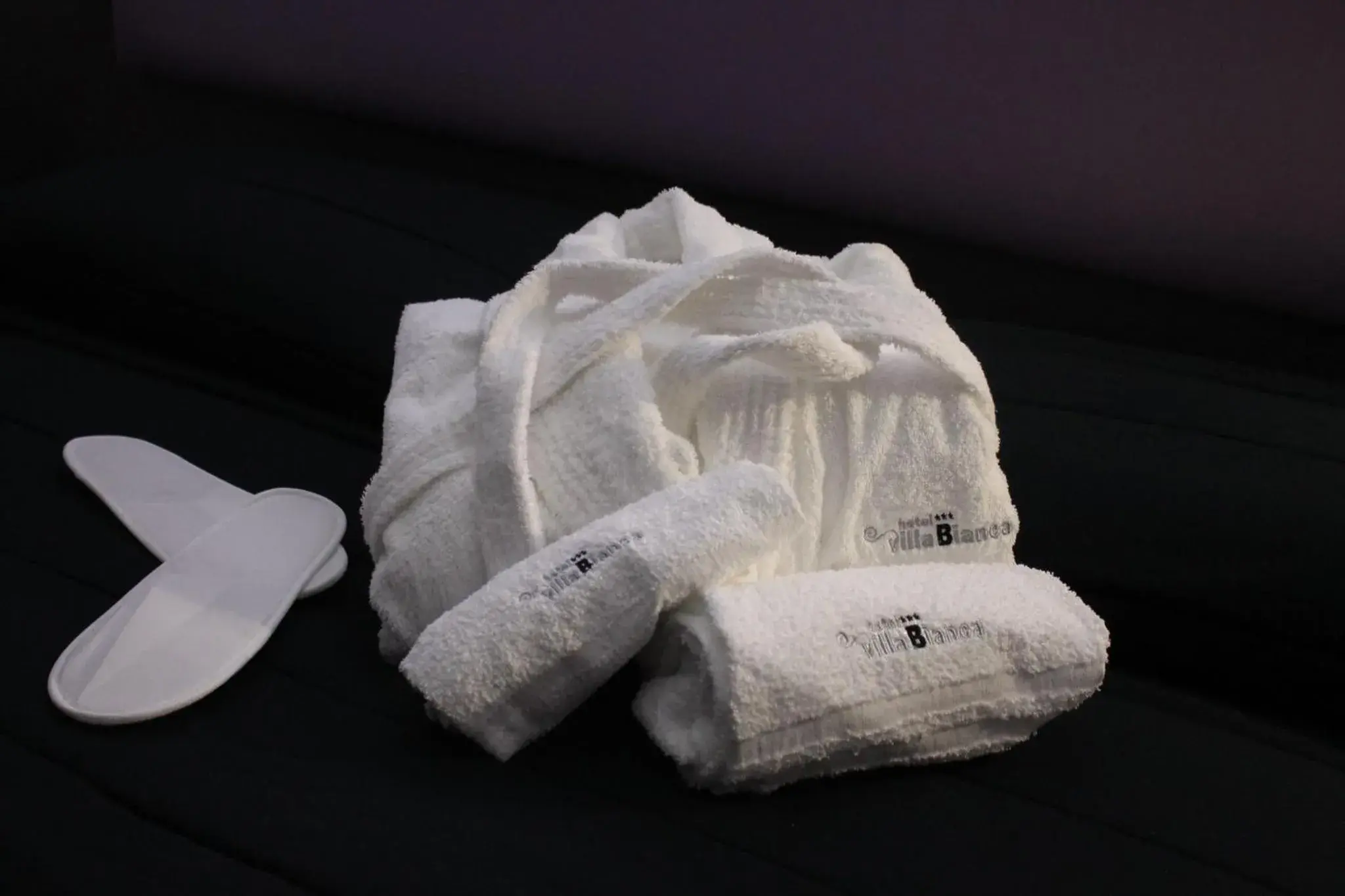 towels, Bed in Villa Bianca Hotel & Spa