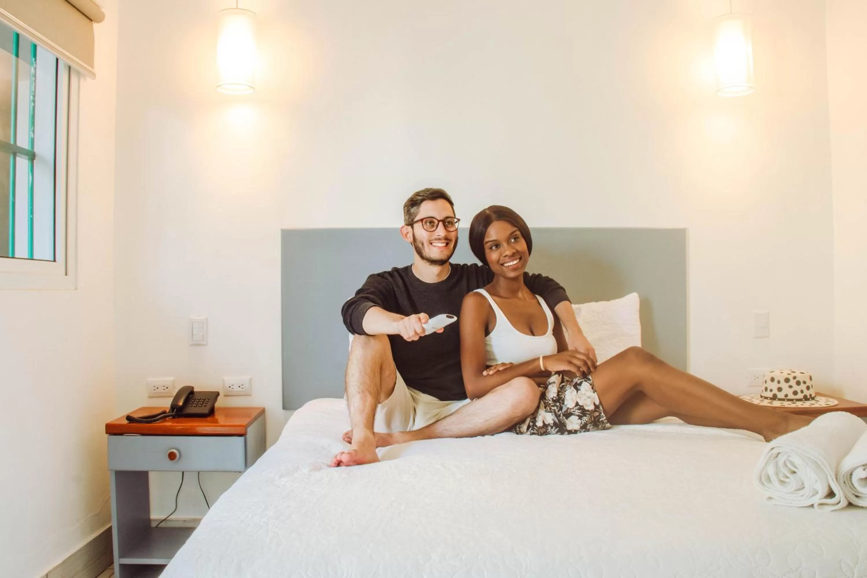 Bed in Hotel Casa Turquesa