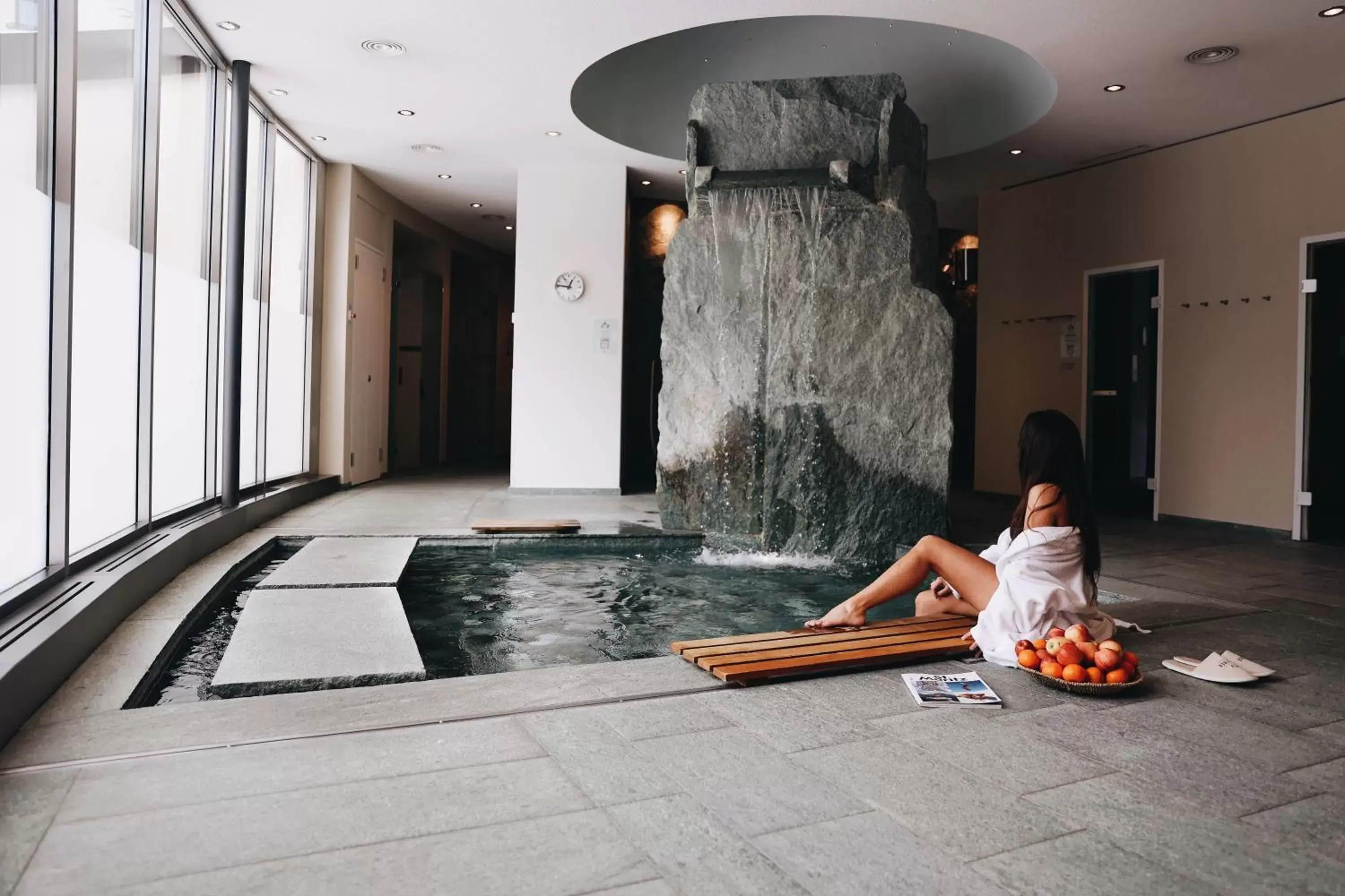 Swimming pool in Hotel Steinbock Pontresina