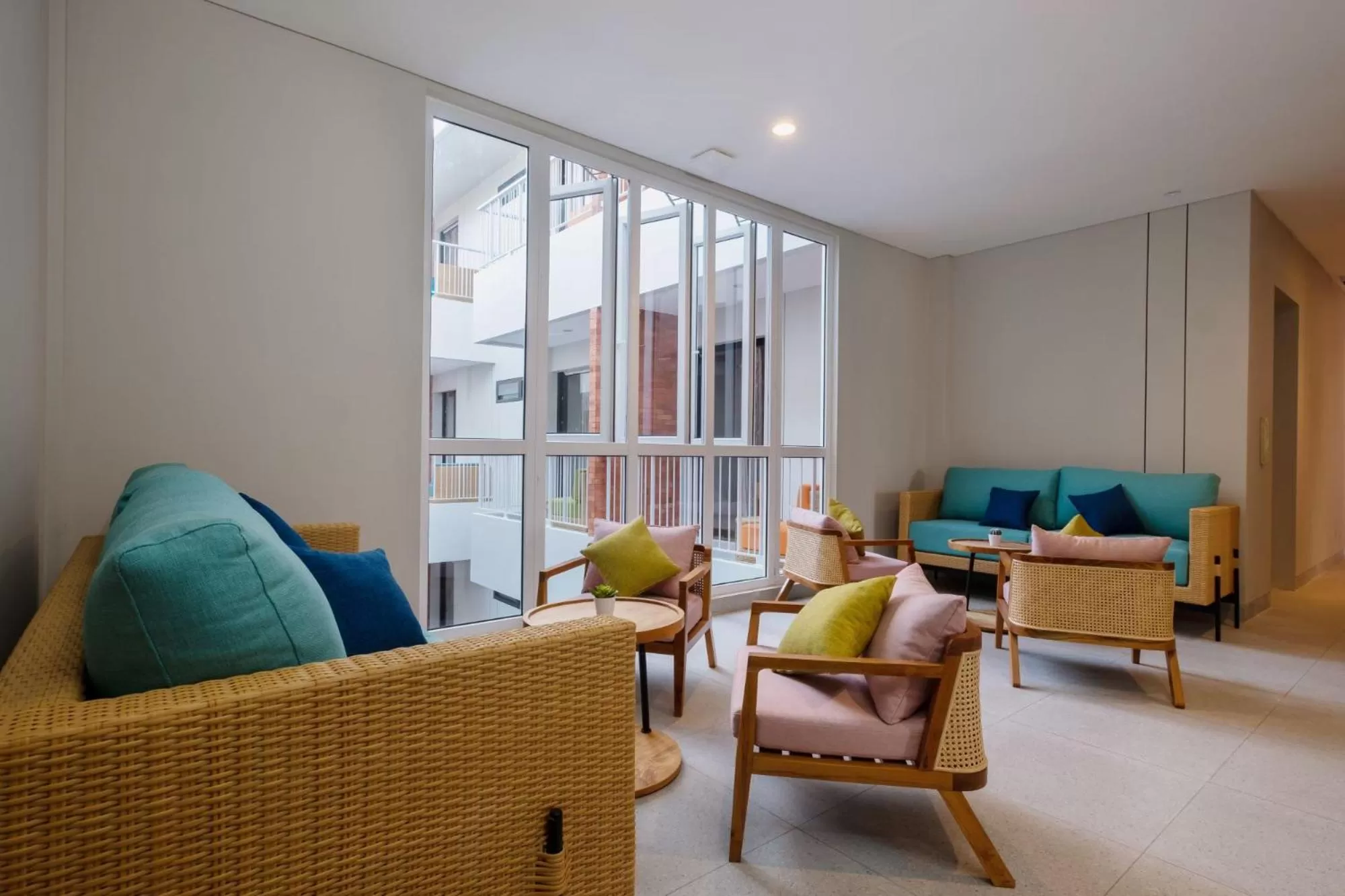 Seating area in Aralea Coliving