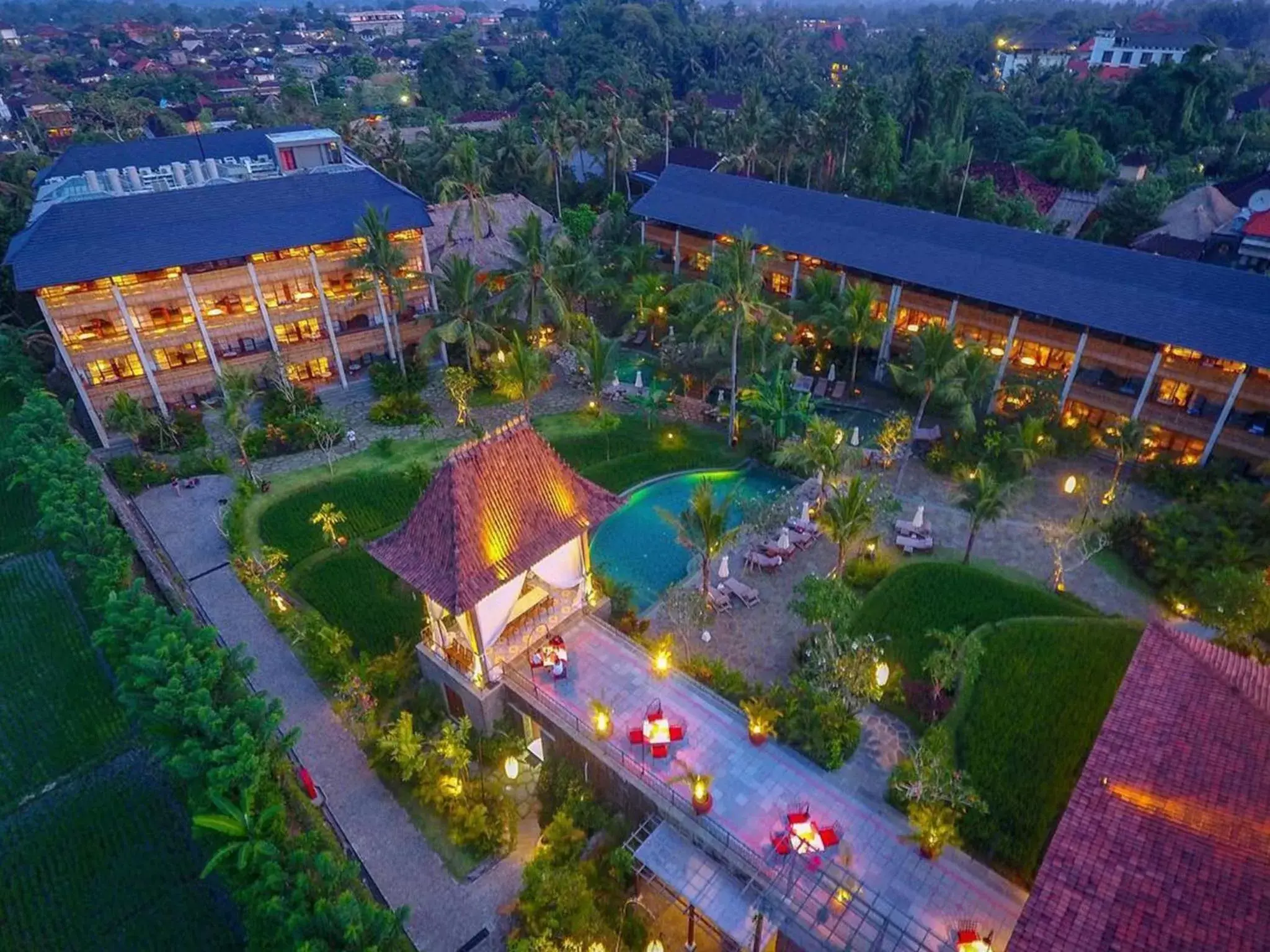 Bird's eye view in Alaya Resort Ubud Bird's eye view in Alaya Resort Ubud