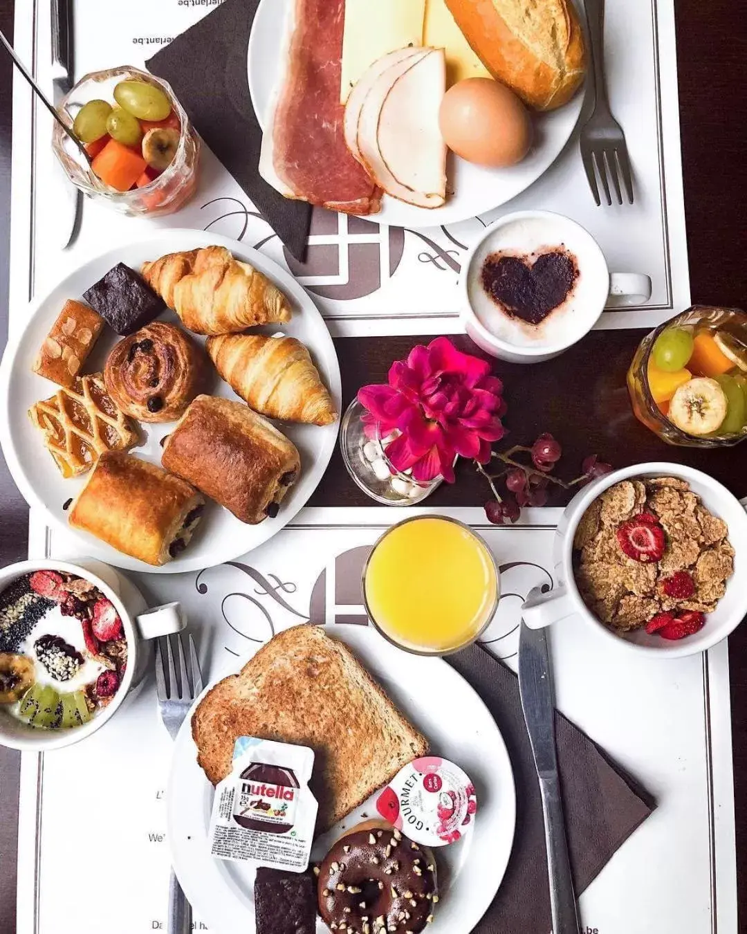 Food close-up, Breakfast in Hotel De Fierlant