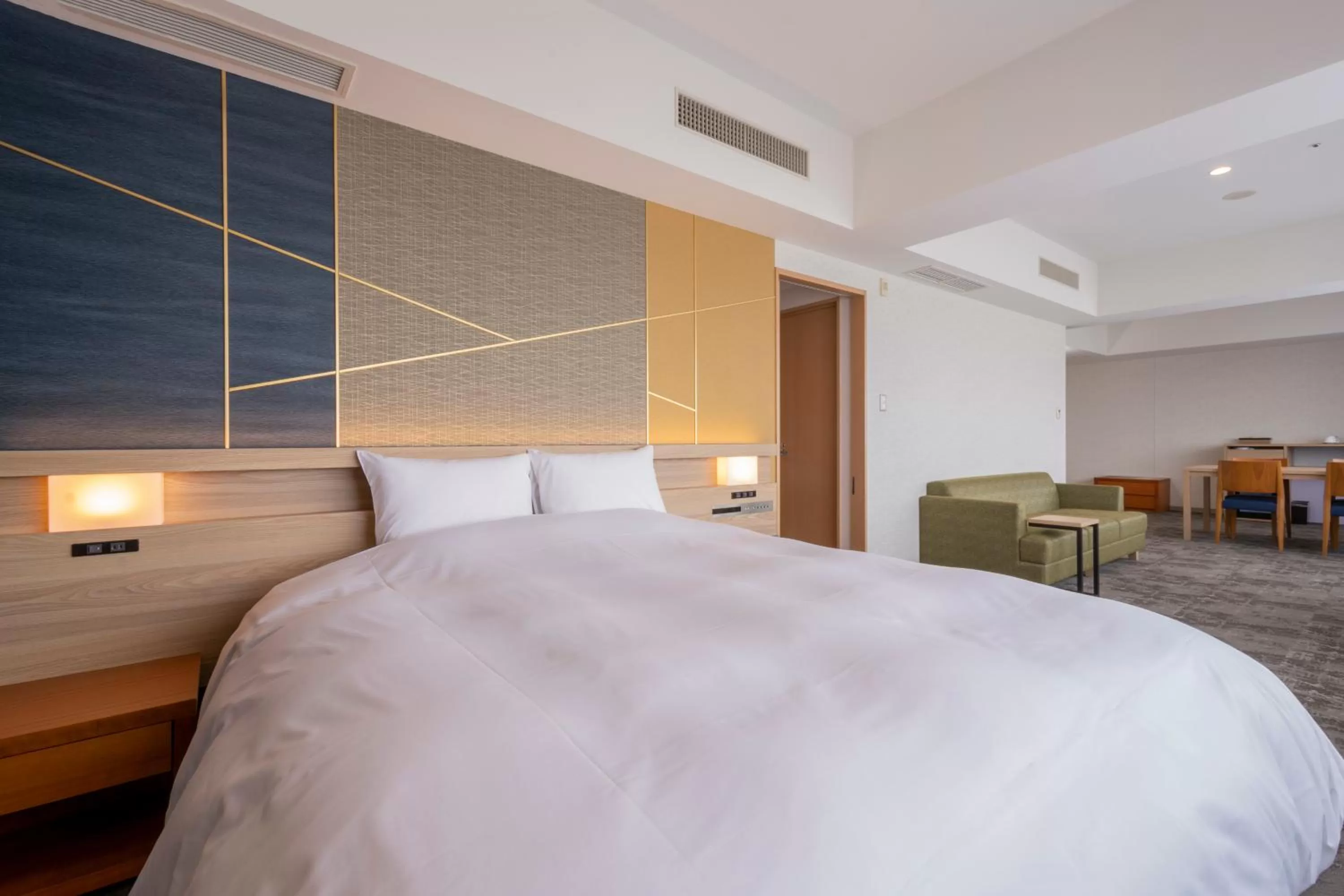 Bed in Hotel Kanazawa