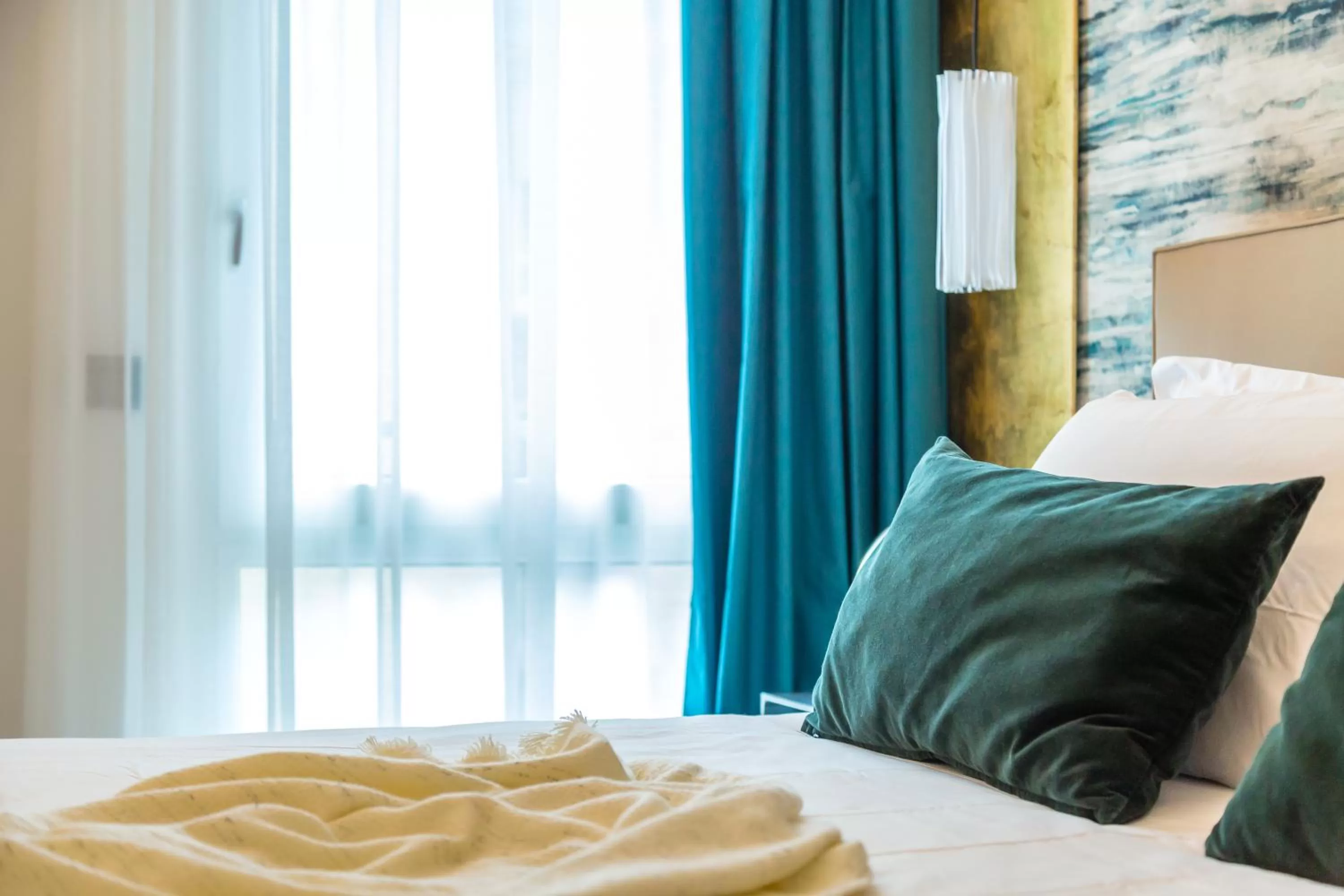 Bed in Dei Martiri Suite