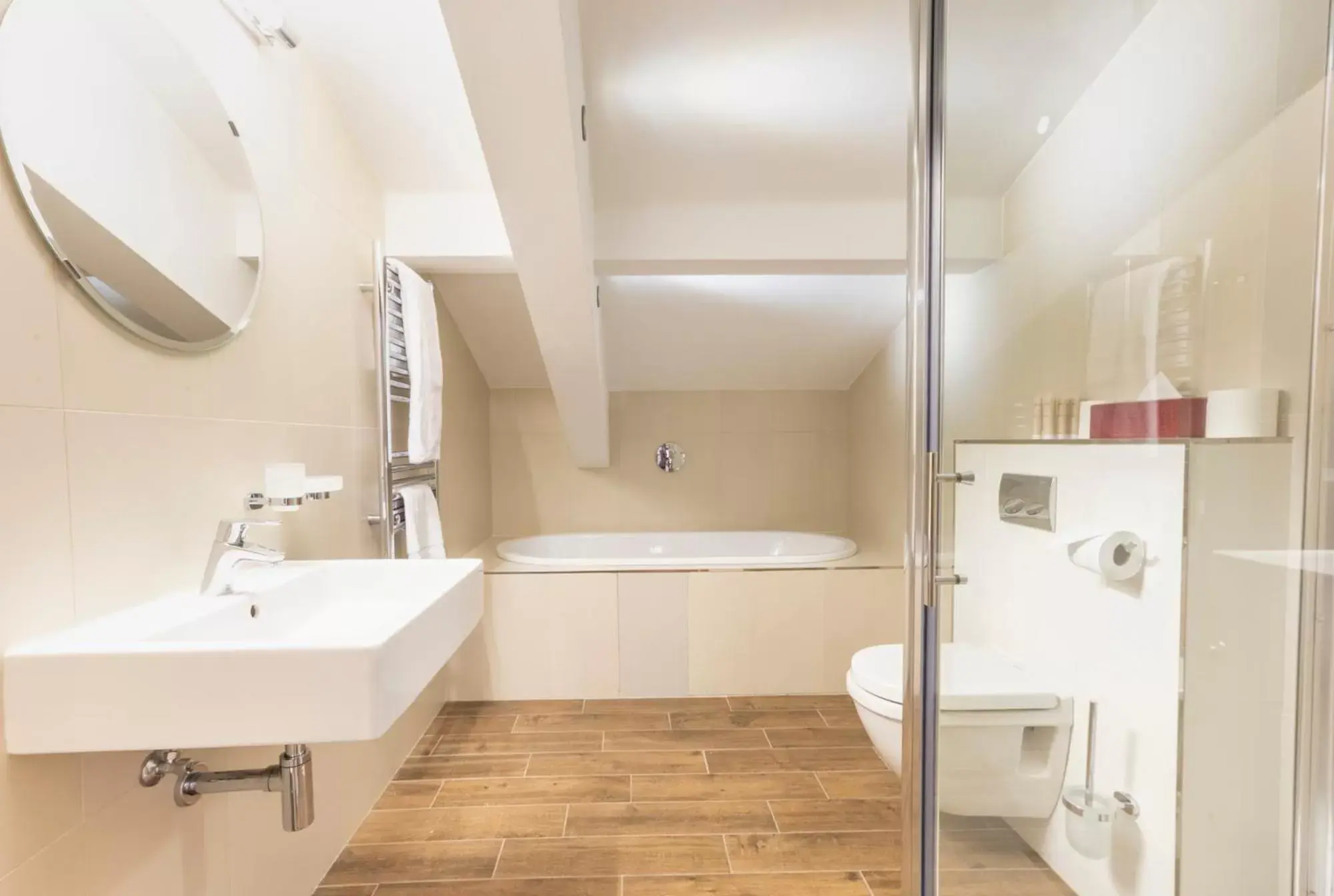 Bathroom in Chamois d'Or Hotel Bathroom in Chamois d'Or Hotel