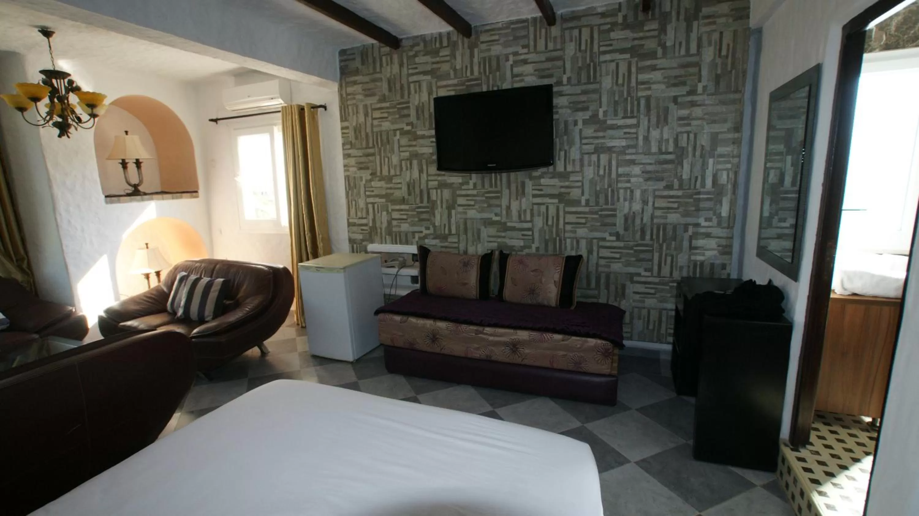 Bed in Hotel Hacienda