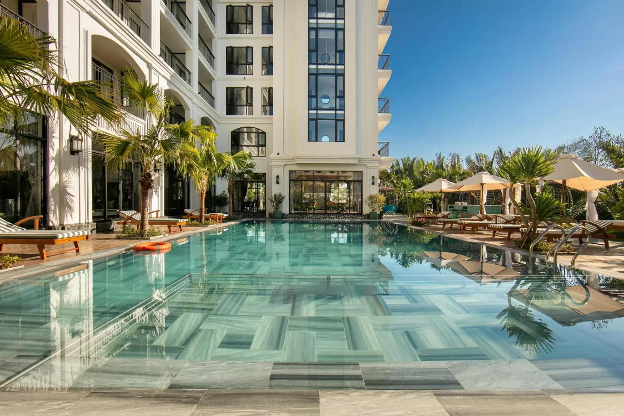 Swimming pool in Shining Riverside Hoi An Boutique & Spa Swimming pool in Shining Riverside Hoi An Boutique & Spa