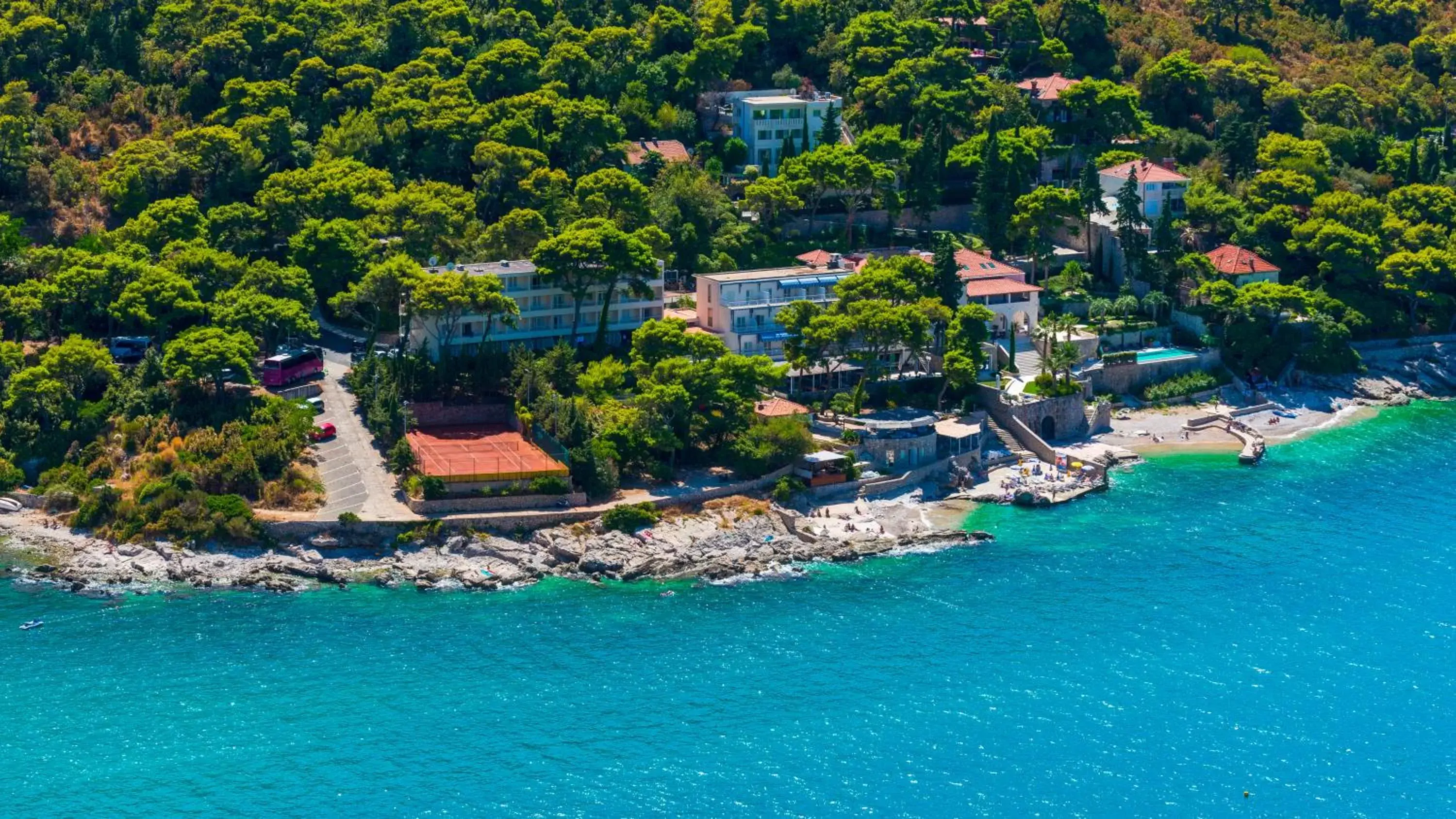 Natural landscape, Bird's-eye View in Hotel Splendid