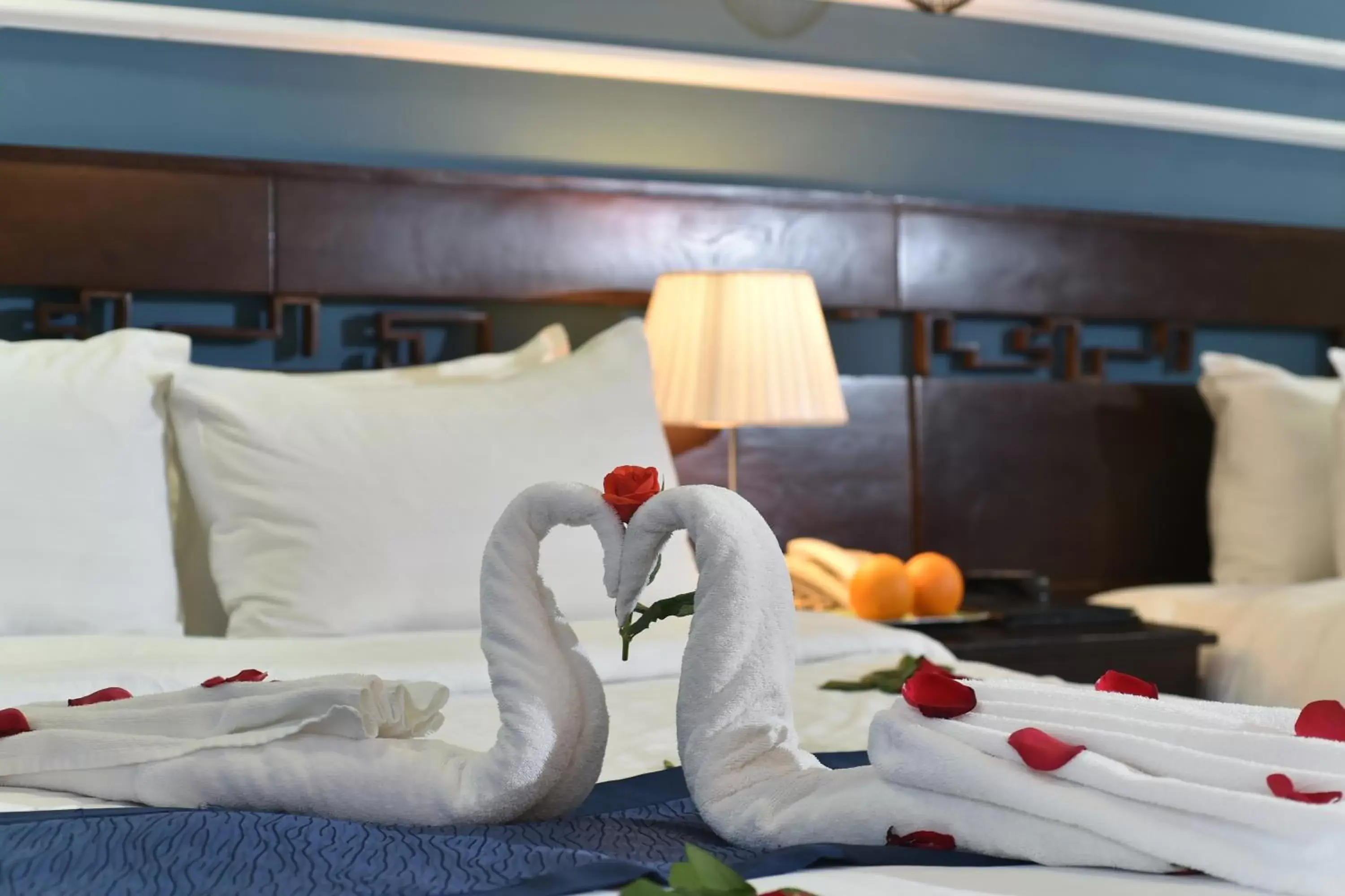 Bed in Hanoi Eternity Hotel