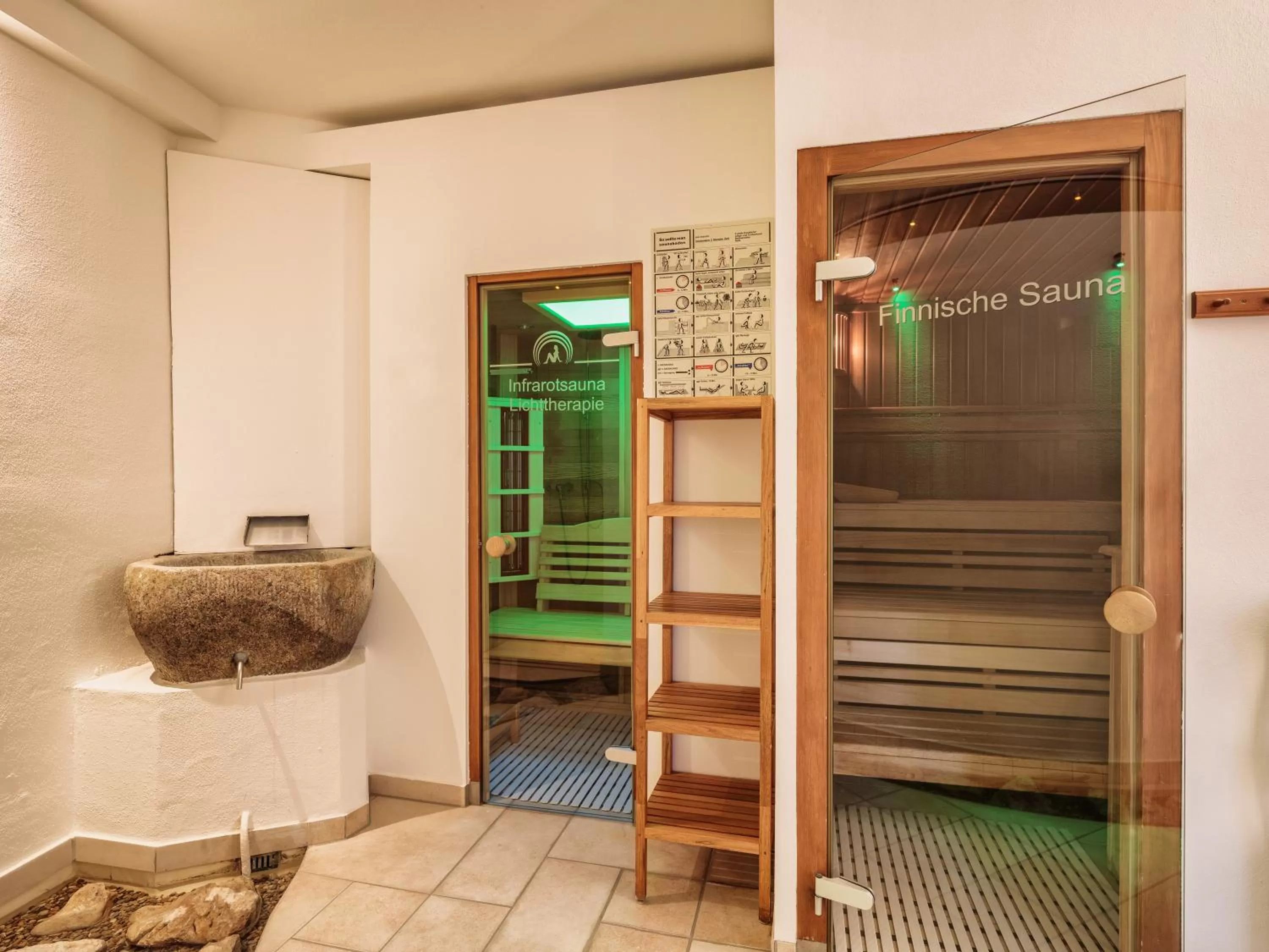 Sauna in Romantik Hotel Hirschen