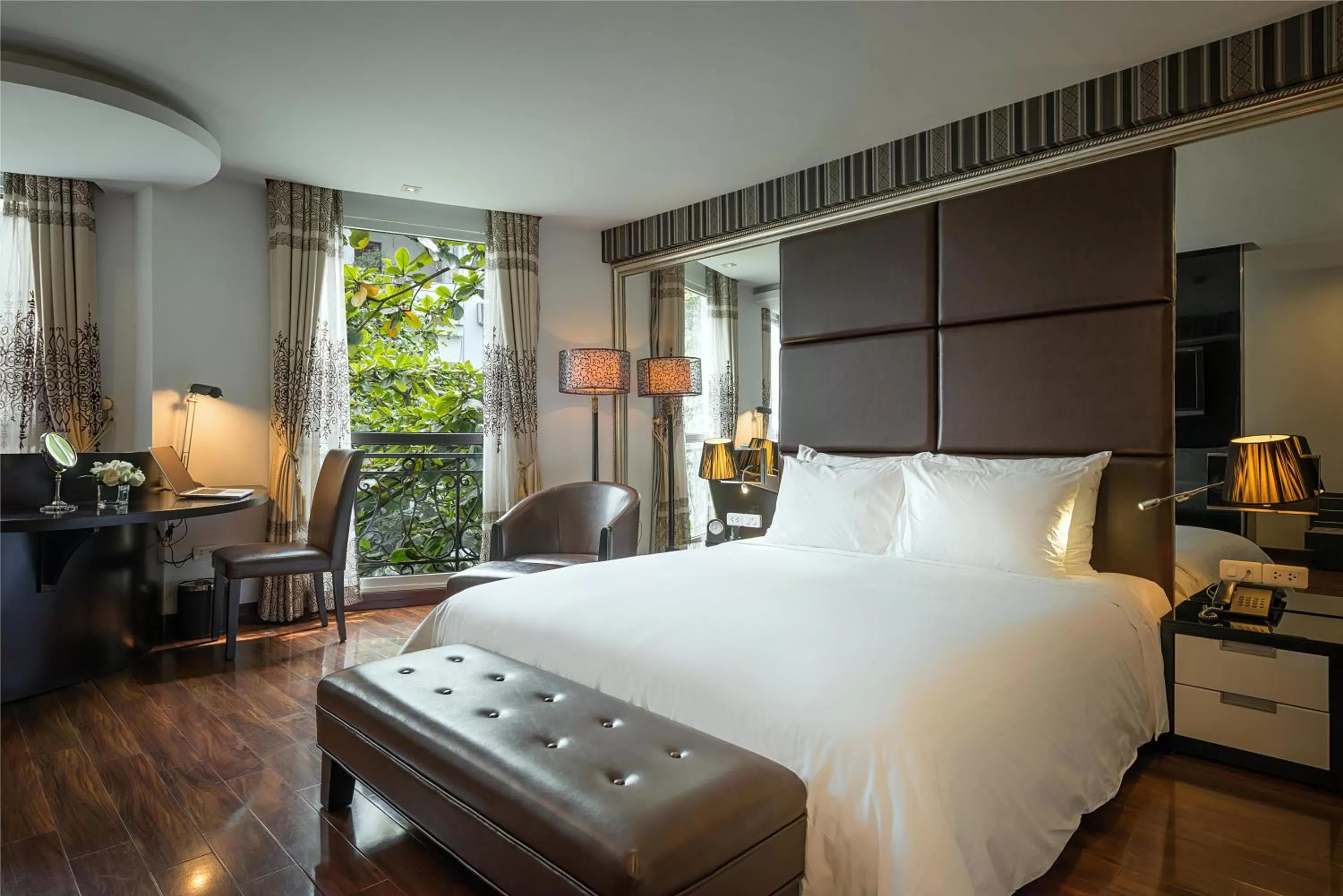 Photo of the whole room, Bed in La Nueva Boutique Hotel Hanoi & Spa