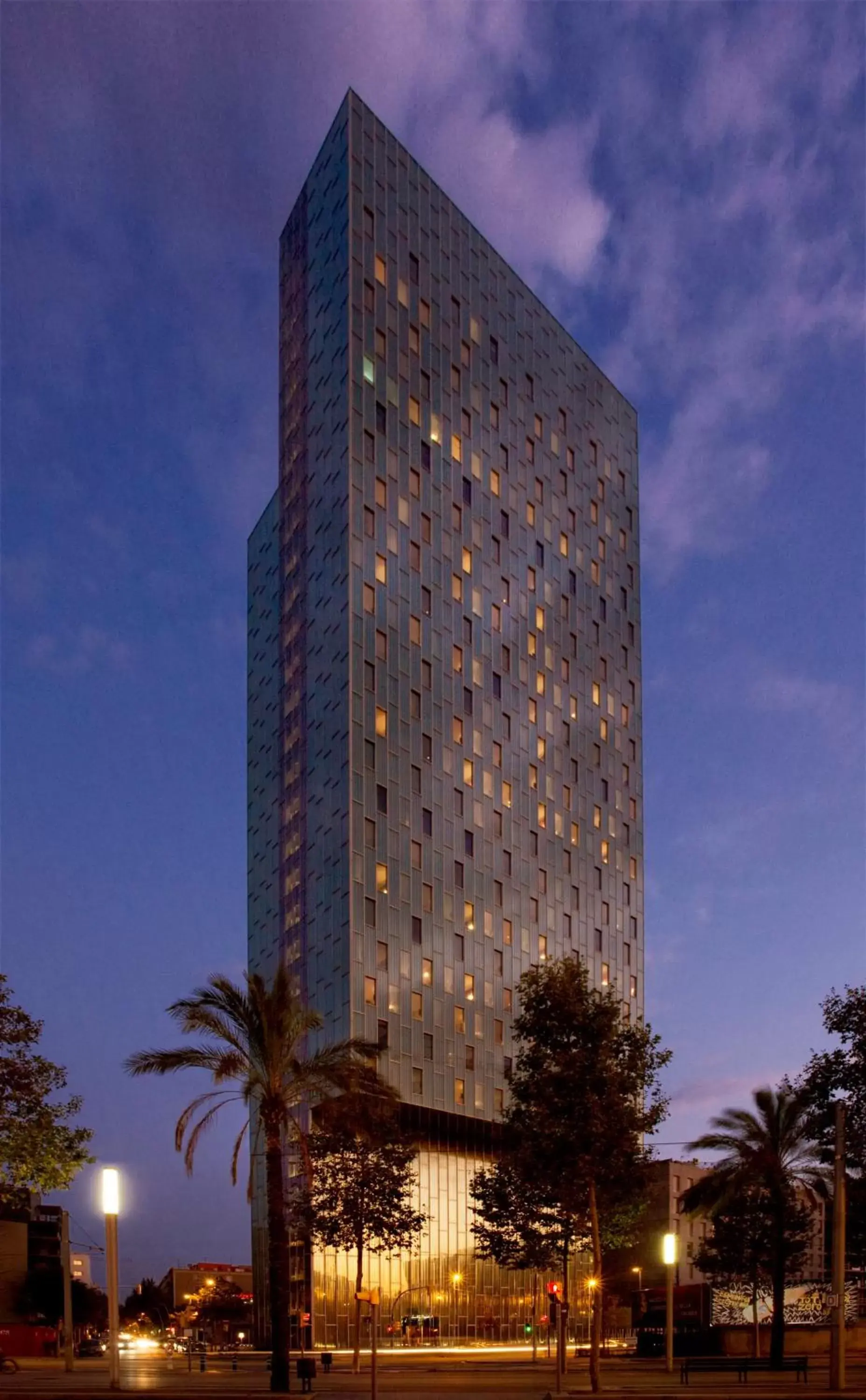 Facade/entrance, Property Building in The Level at Melia Barcelona Sky