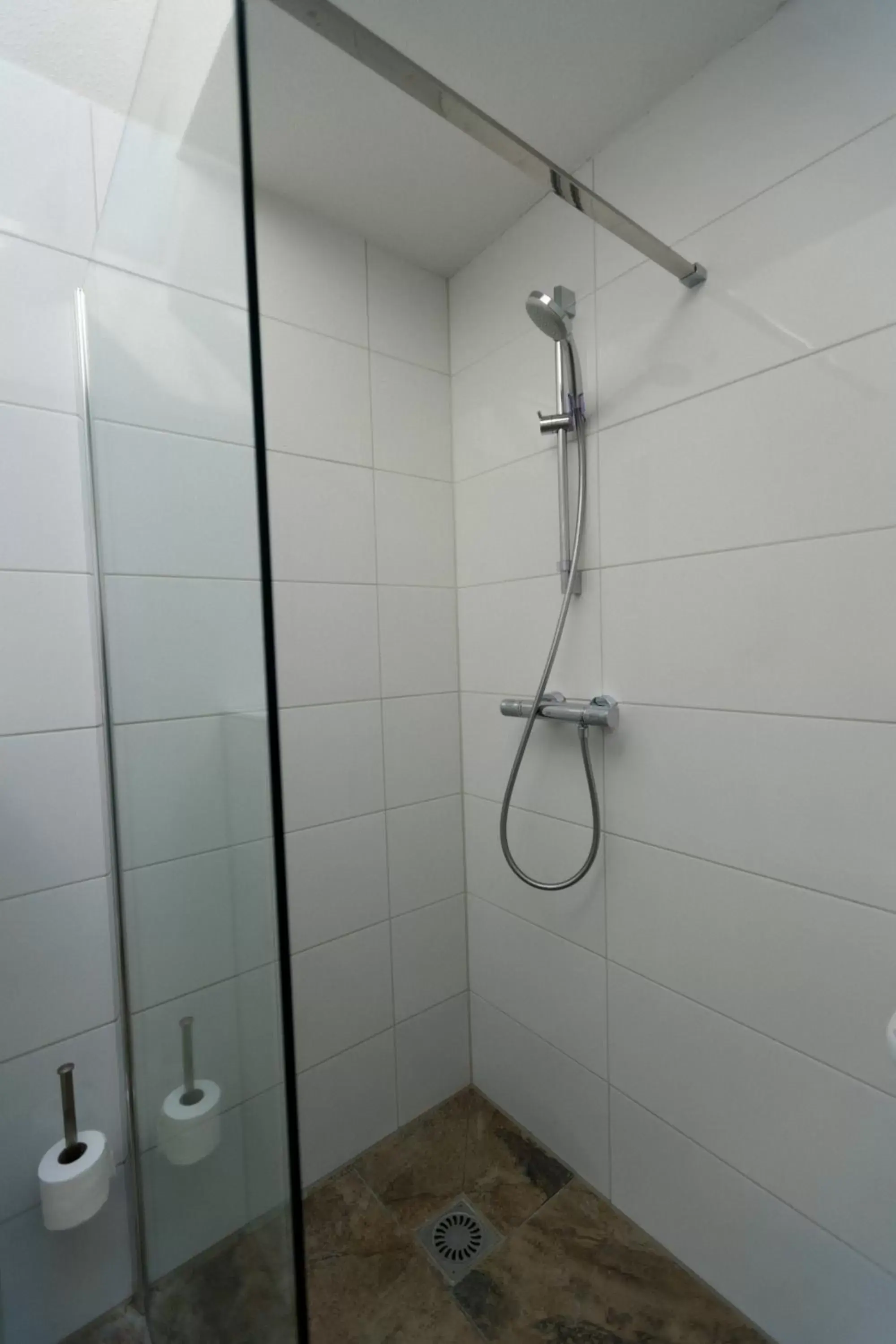 Shower, Bathroom in Plantage Garden Apartments