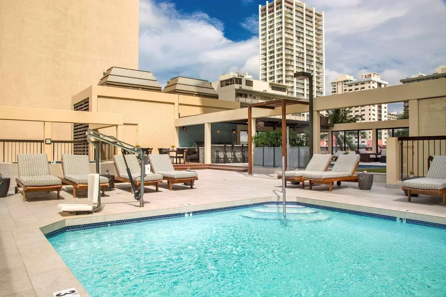 Swimming Pool in Aston Waikiki Beach Tower