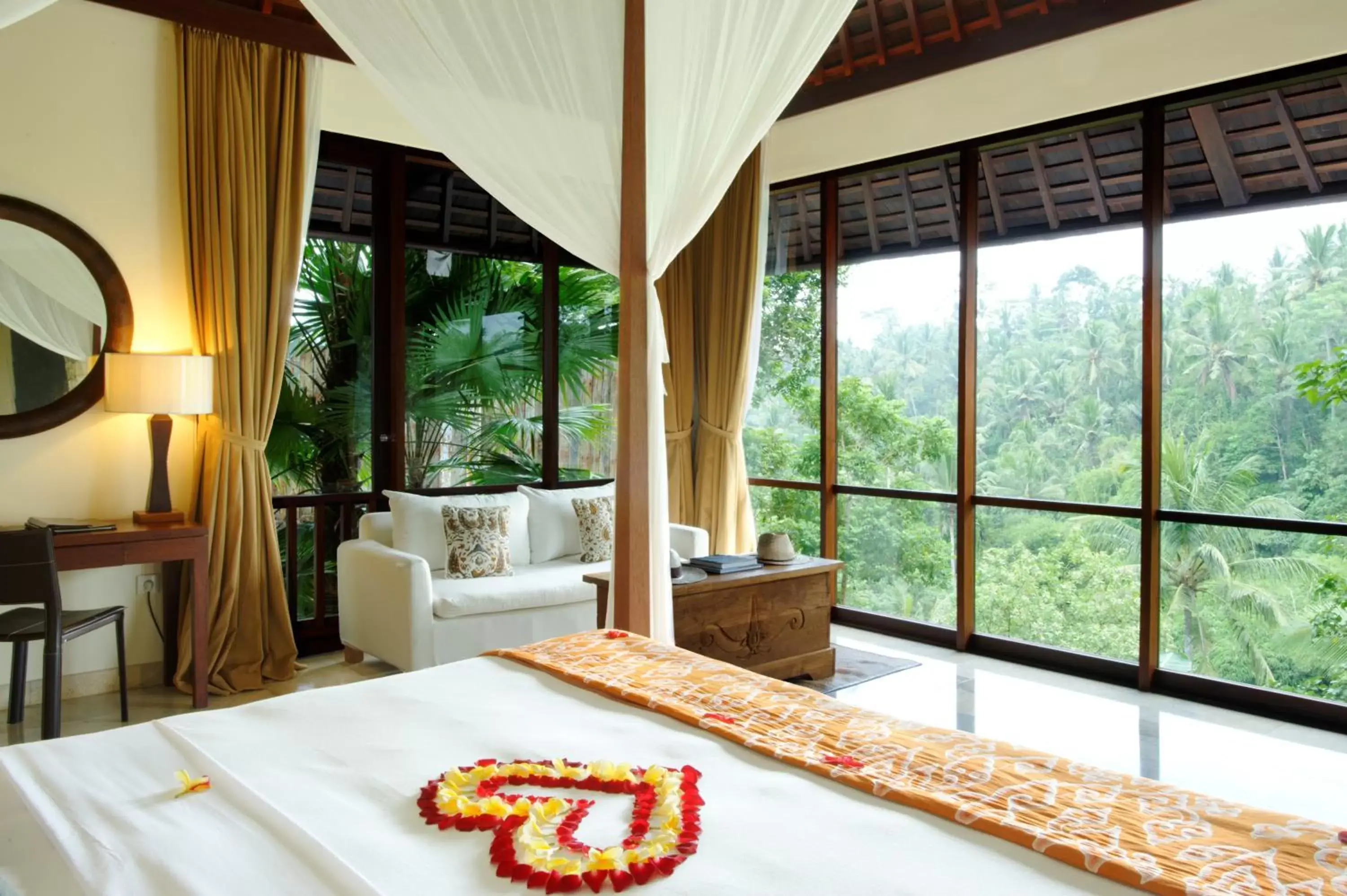 View (from property/room), Bed in Komaneka at Bisma Ubud View (from property/room), Bed in Komaneka at Bisma Ubud