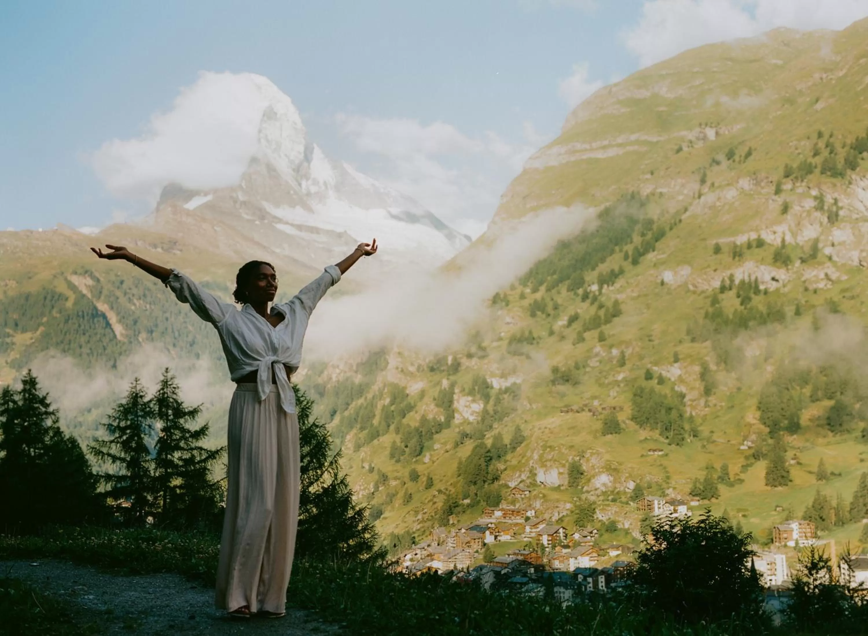 Natural landscape in BEAUSiTE Zermatt