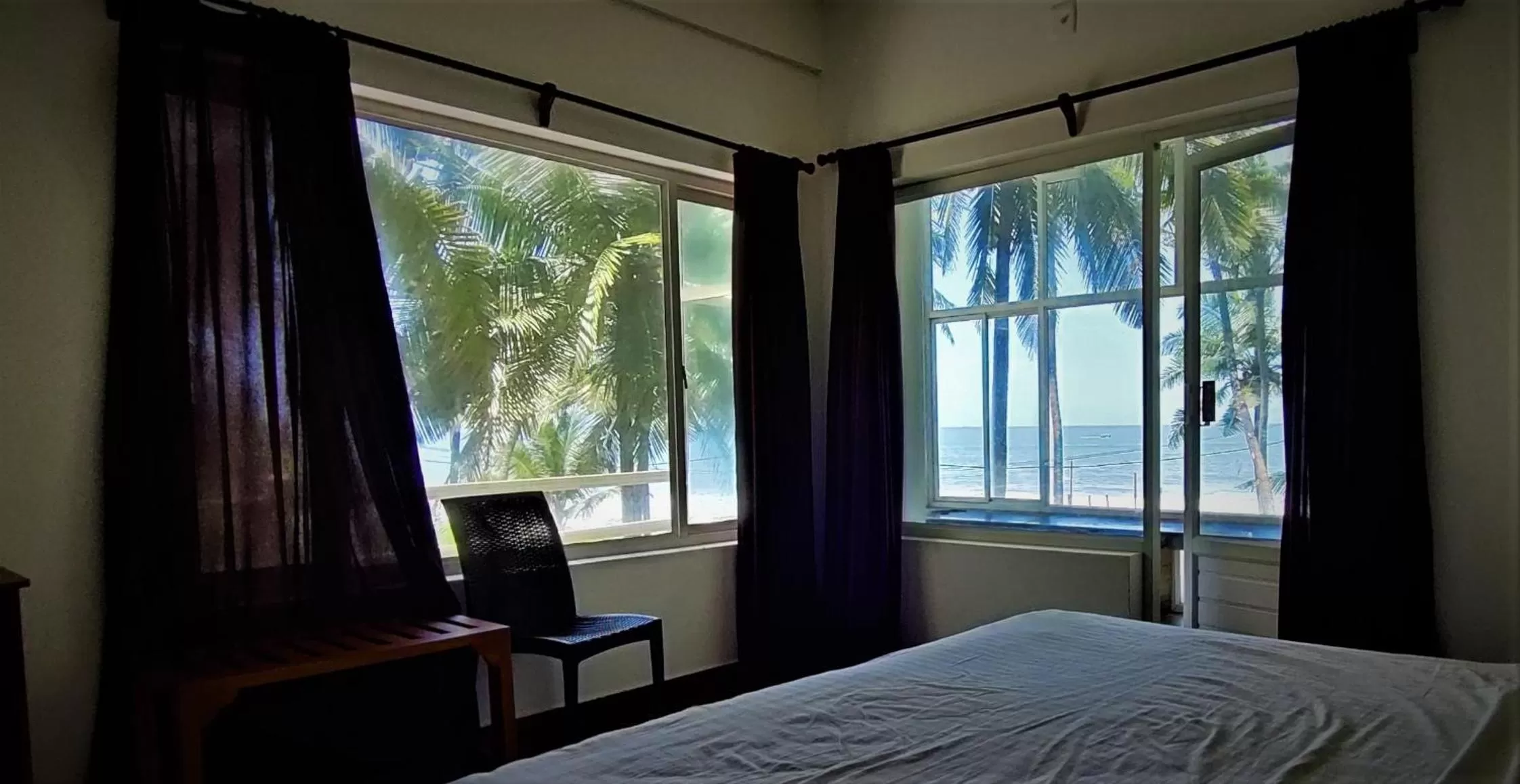 Beach, Bed in White Shell