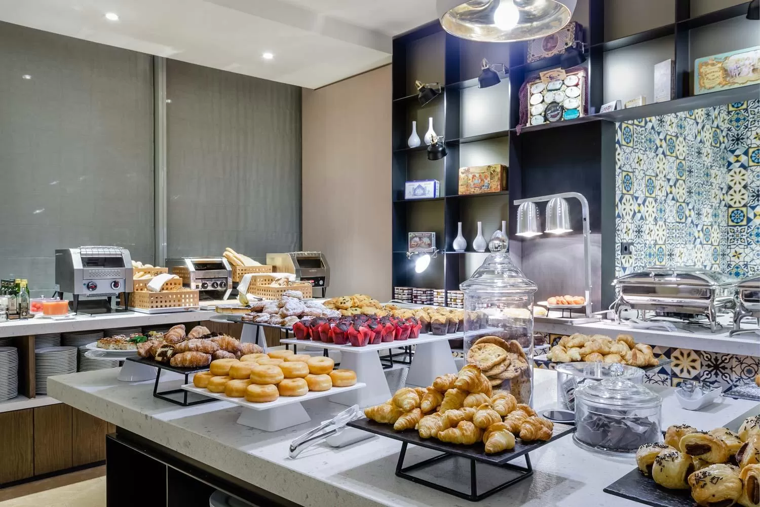 Buffet breakfast in Eurostars Torre Sevilla