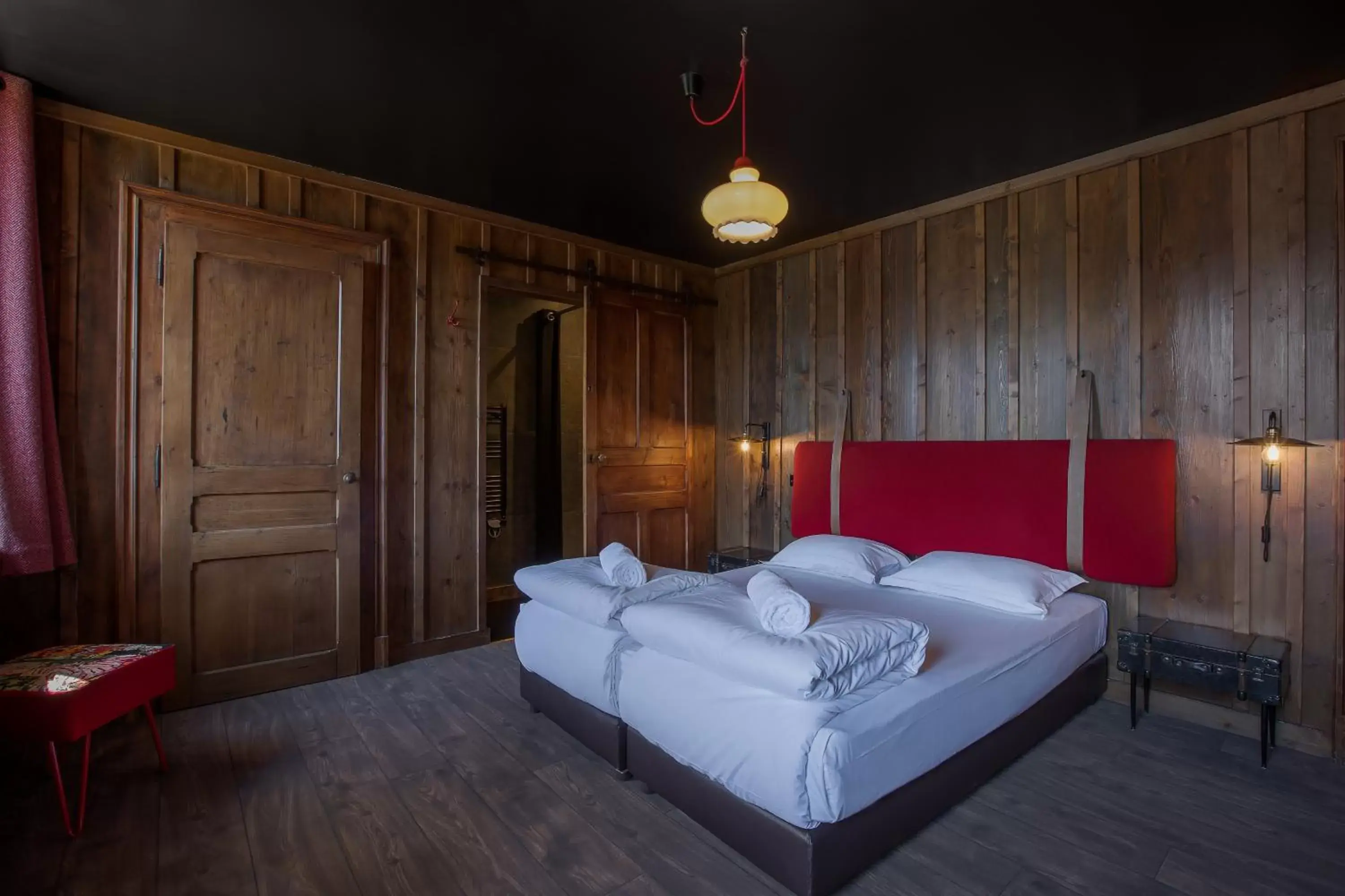 Bedroom, Bed in Refuge du Montenvers