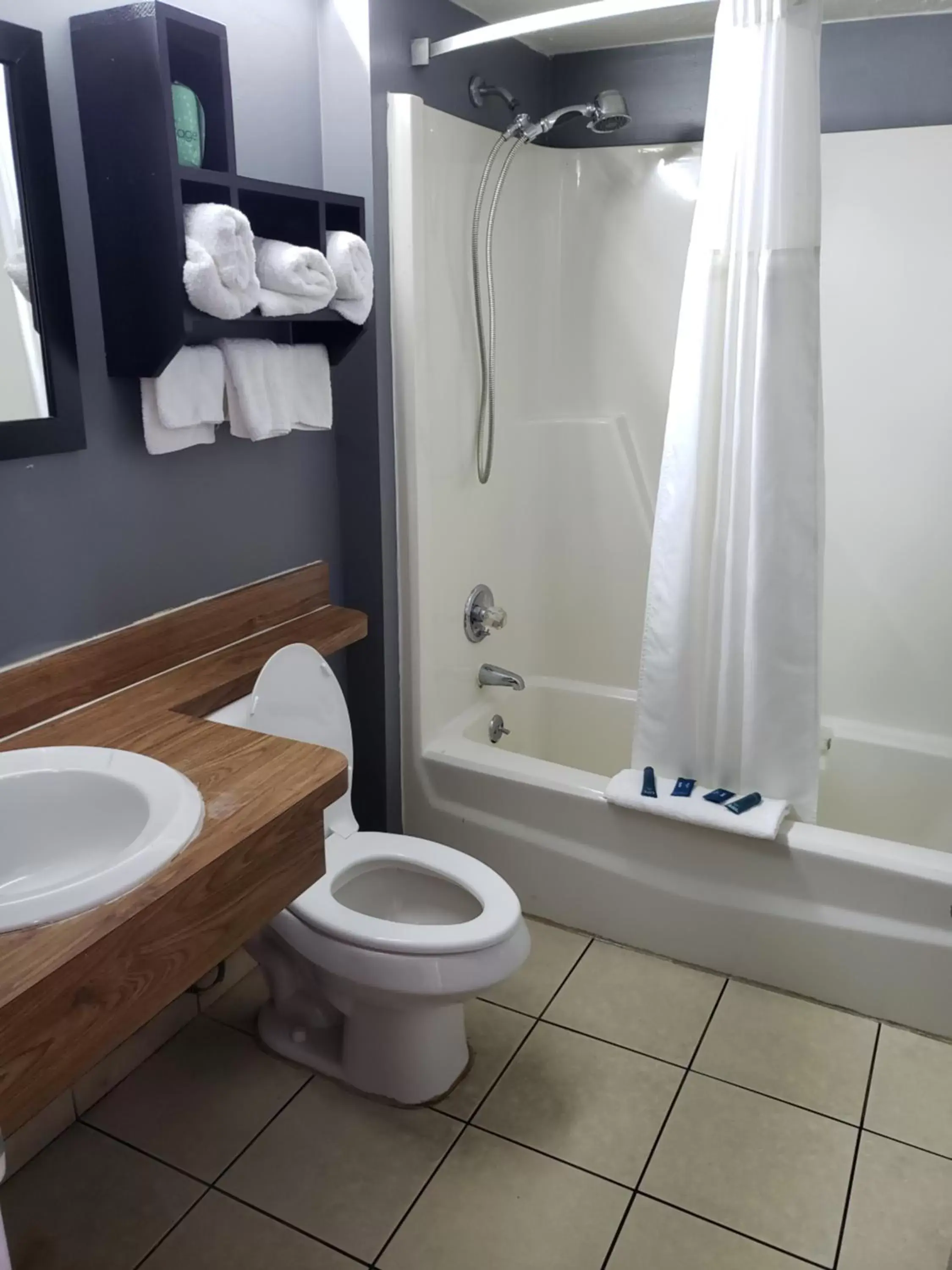 Bathroom in Topaz Motel - Flagler Beach