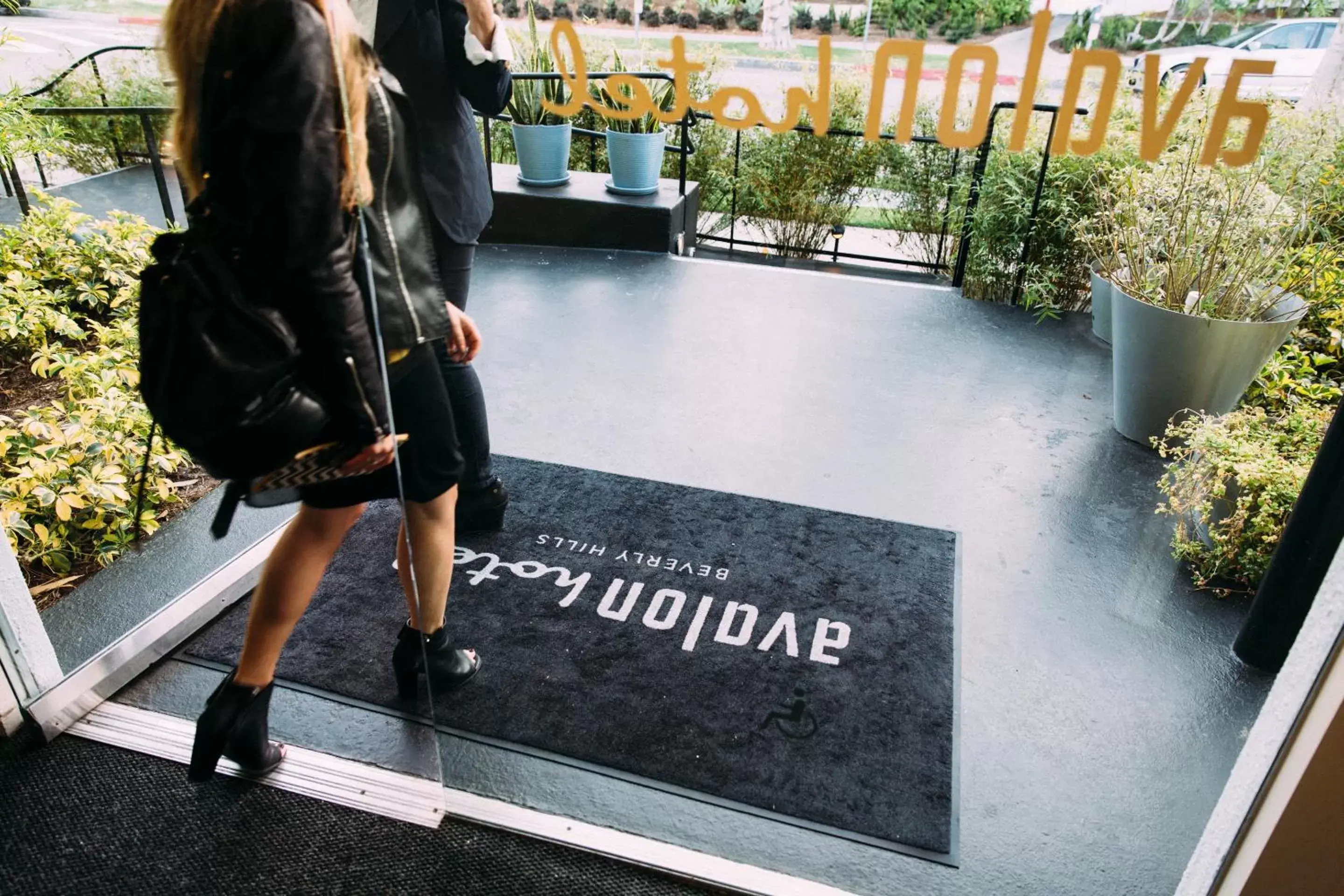 Facade/entrance in Avalon Hotel Beverly Hills, a Member of Design Hotels Facade/entrance in Avalon Hotel Beverly Hills, a Member of Design Hotels