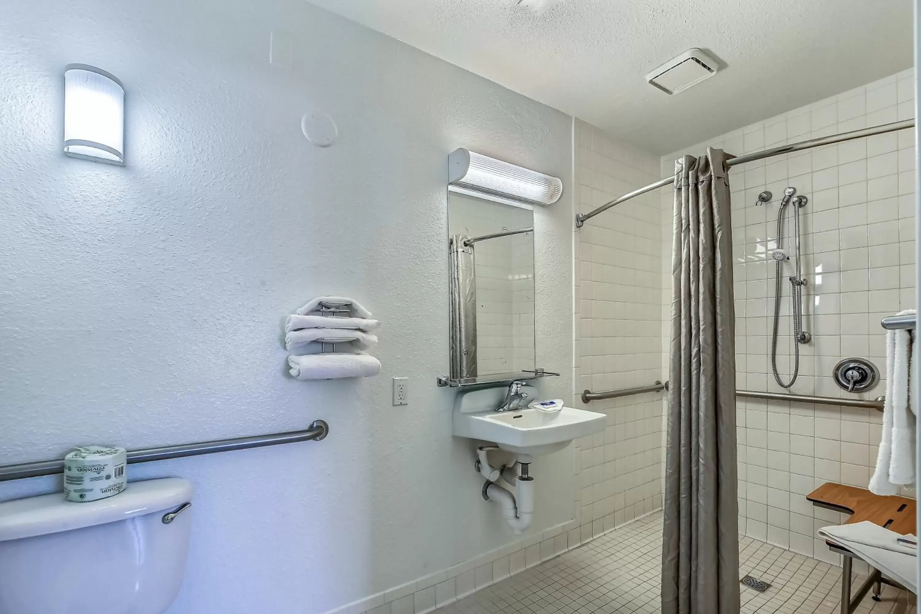Bathroom in Motel 6-Pleasanton, CA