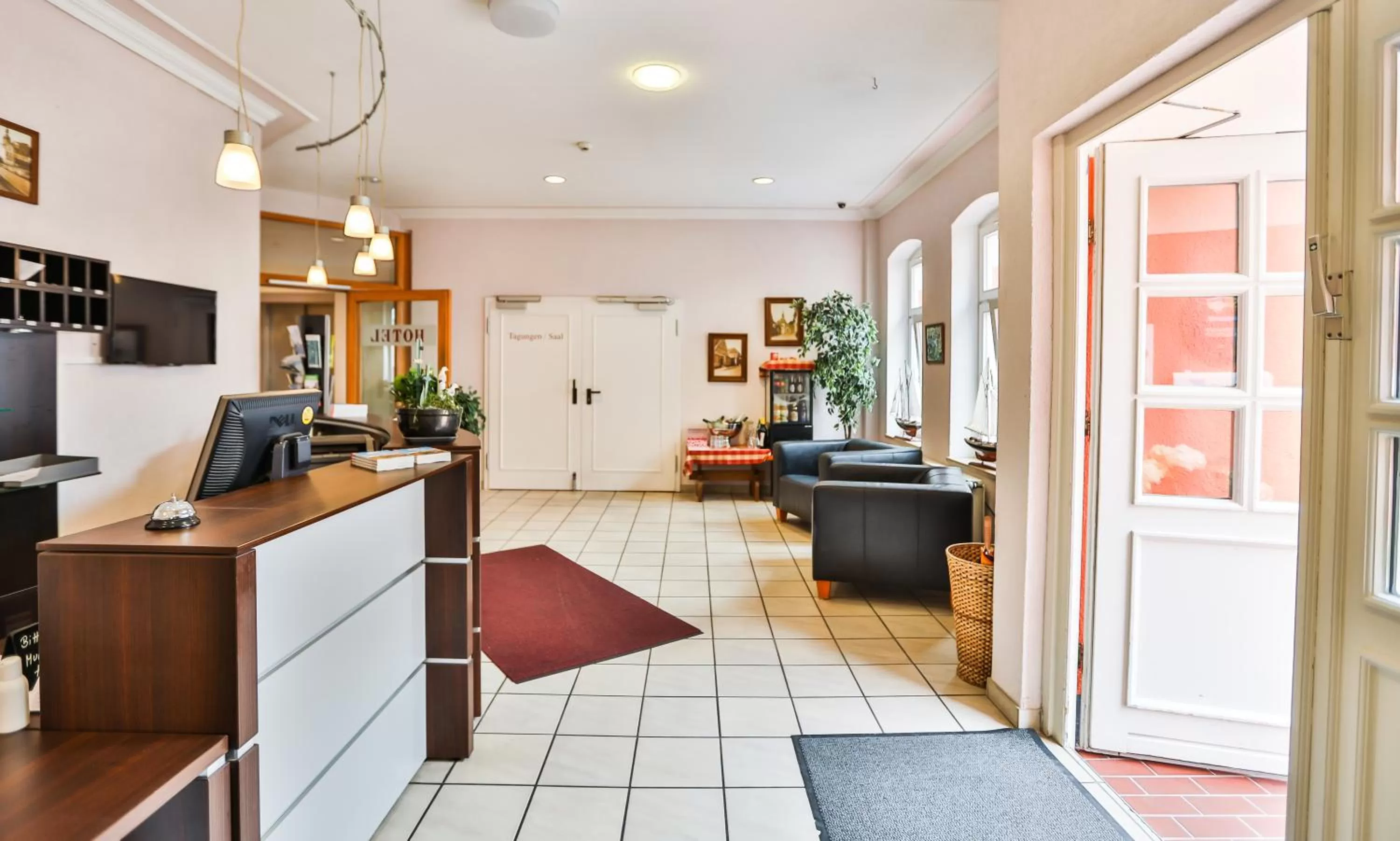 Lobby/Reception in Hotel Stadt Kappeln
