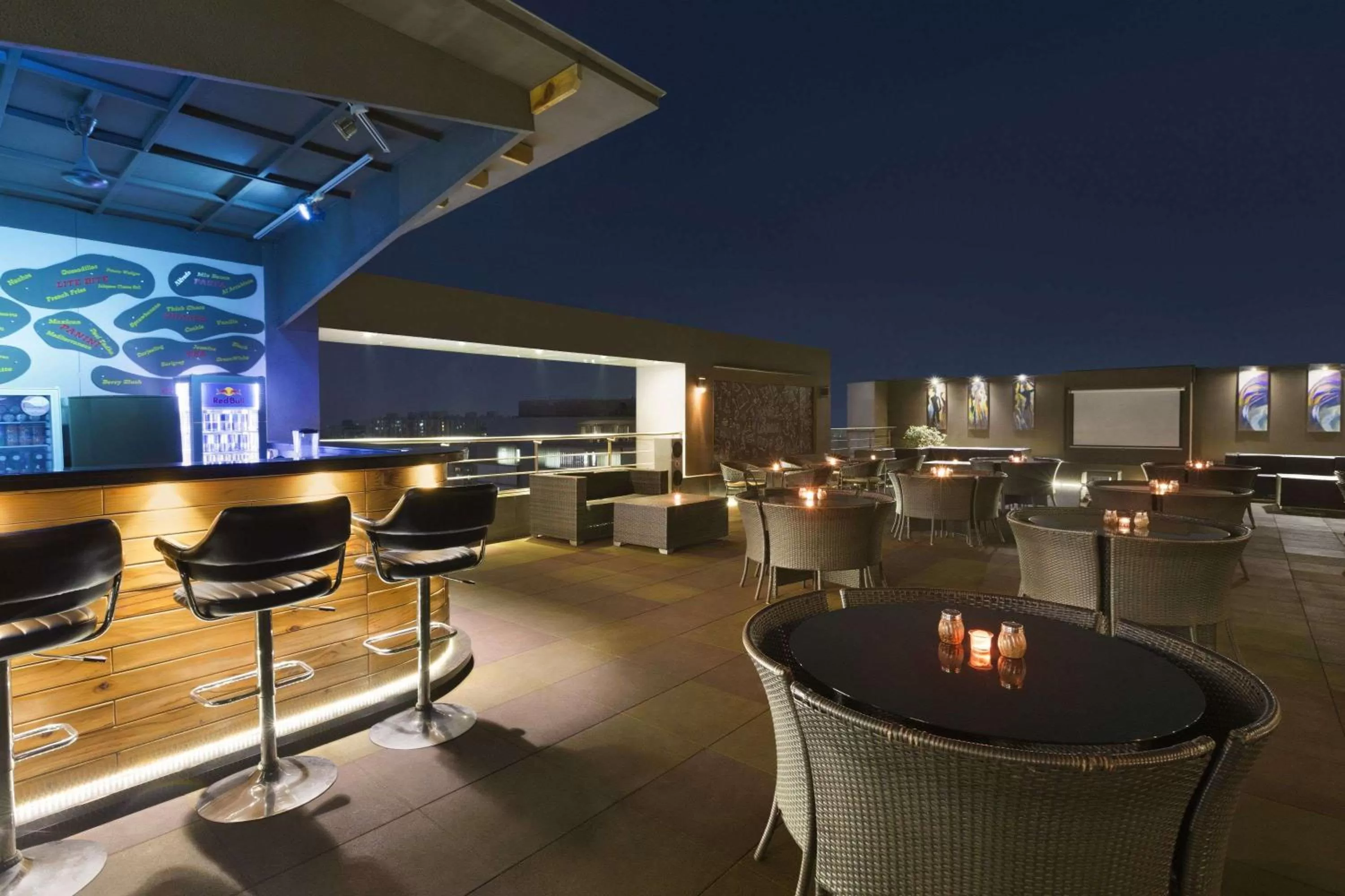 Lounge or bar in Ramada Ahmedabad