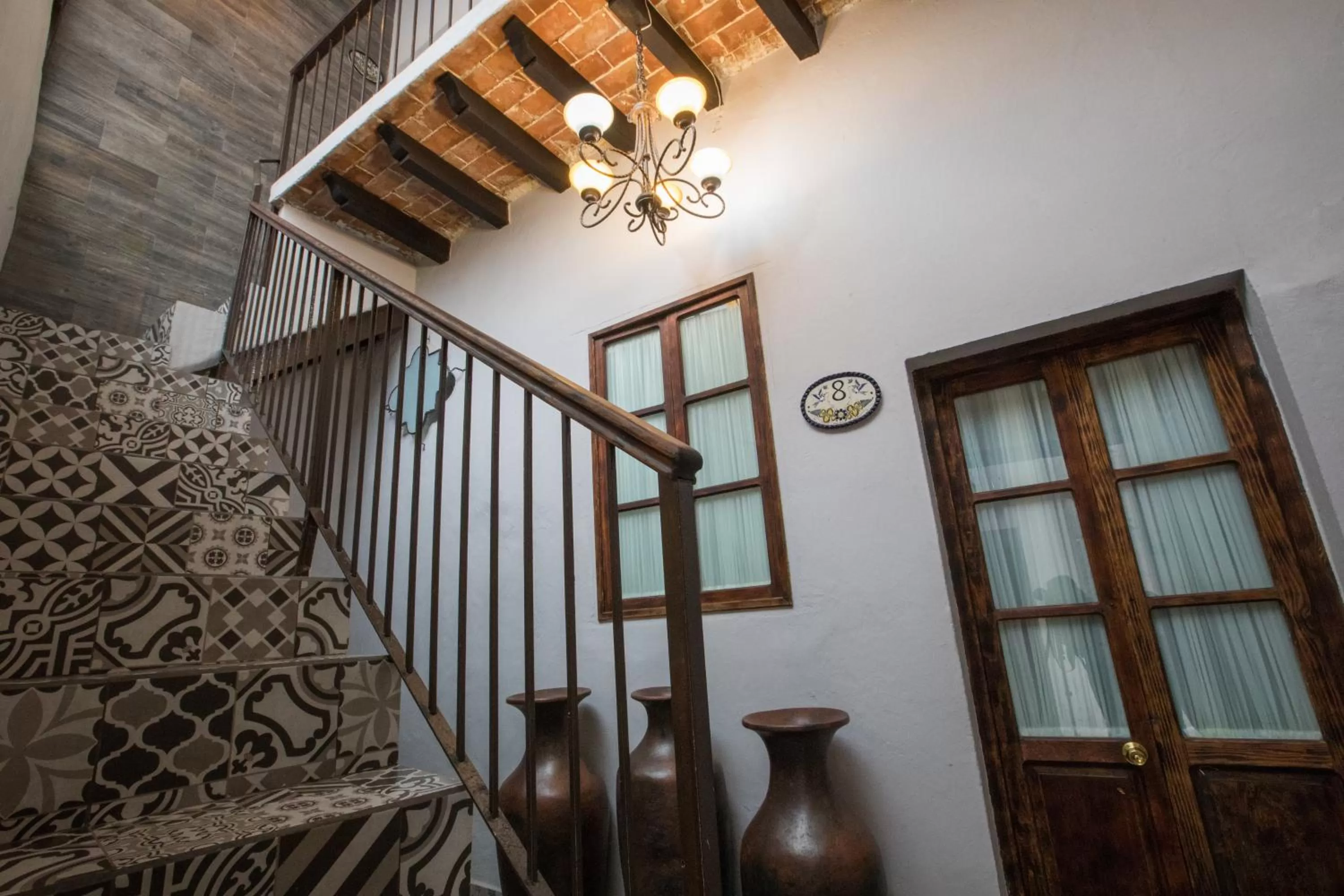 Lobby or reception in Hotel Casa Sangre de Cristo