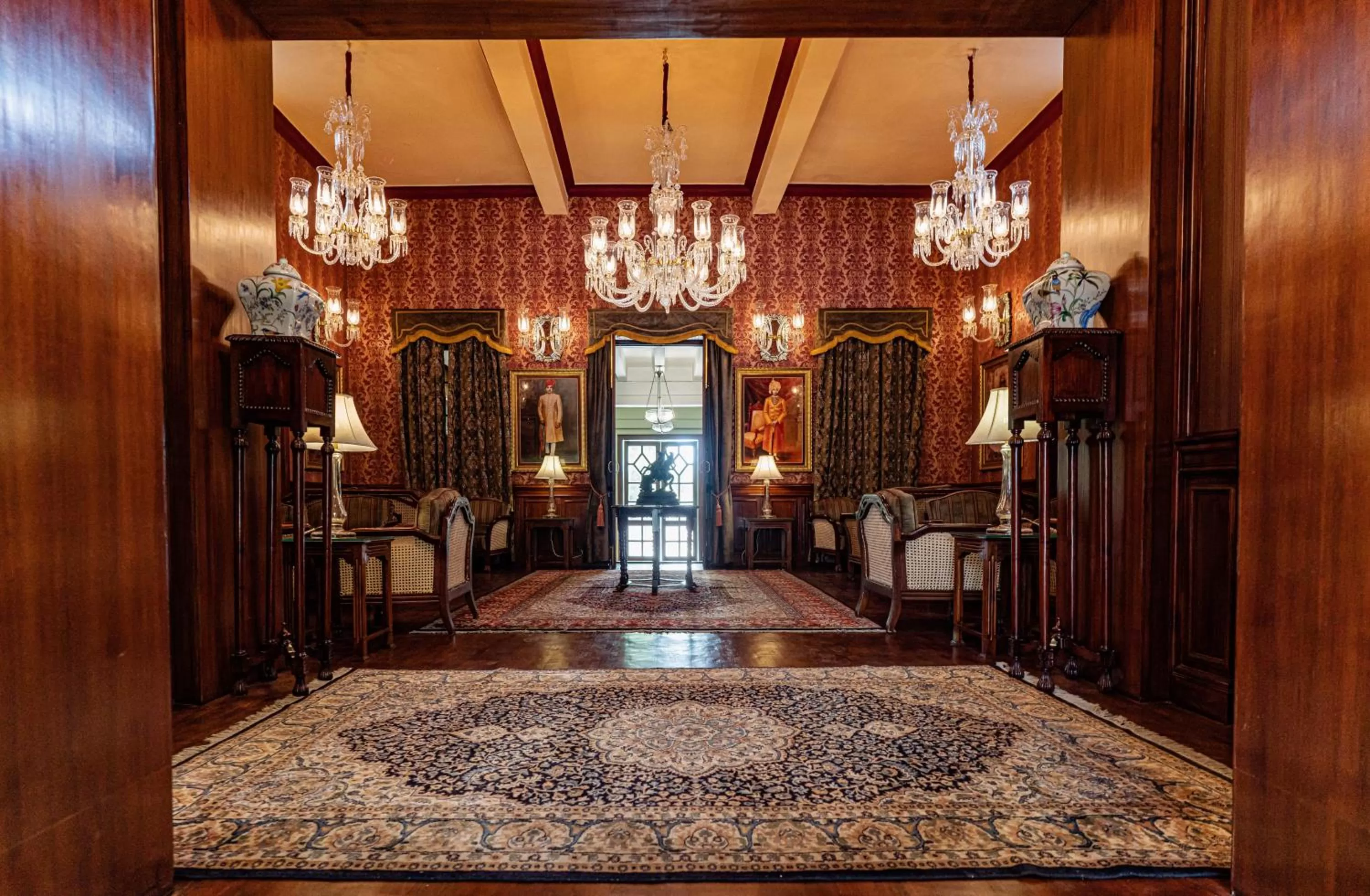 Lobby or reception in Ajit Bhawan - A Palace Resort