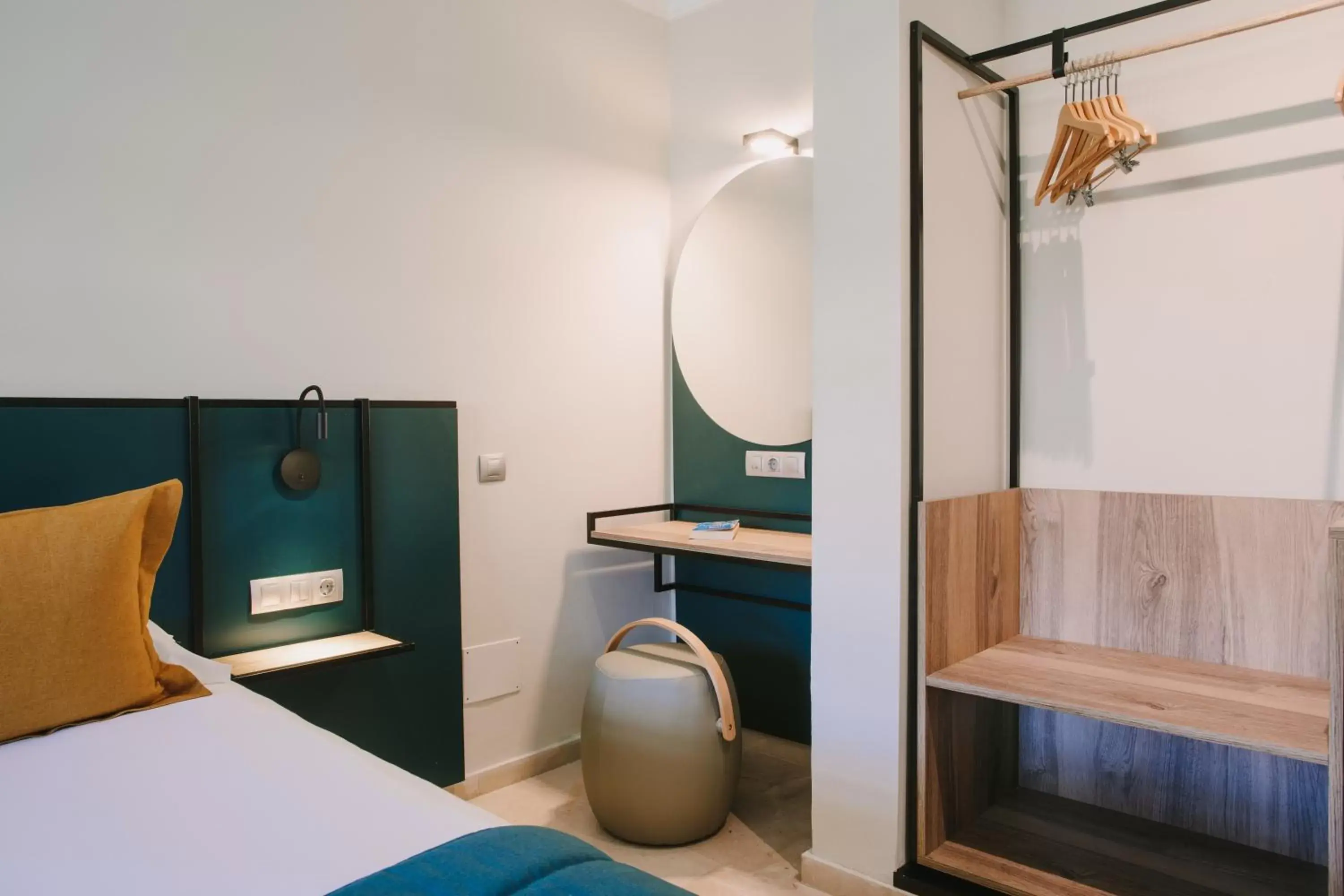Bed, Bathroom in Suites & Villas by Dunas