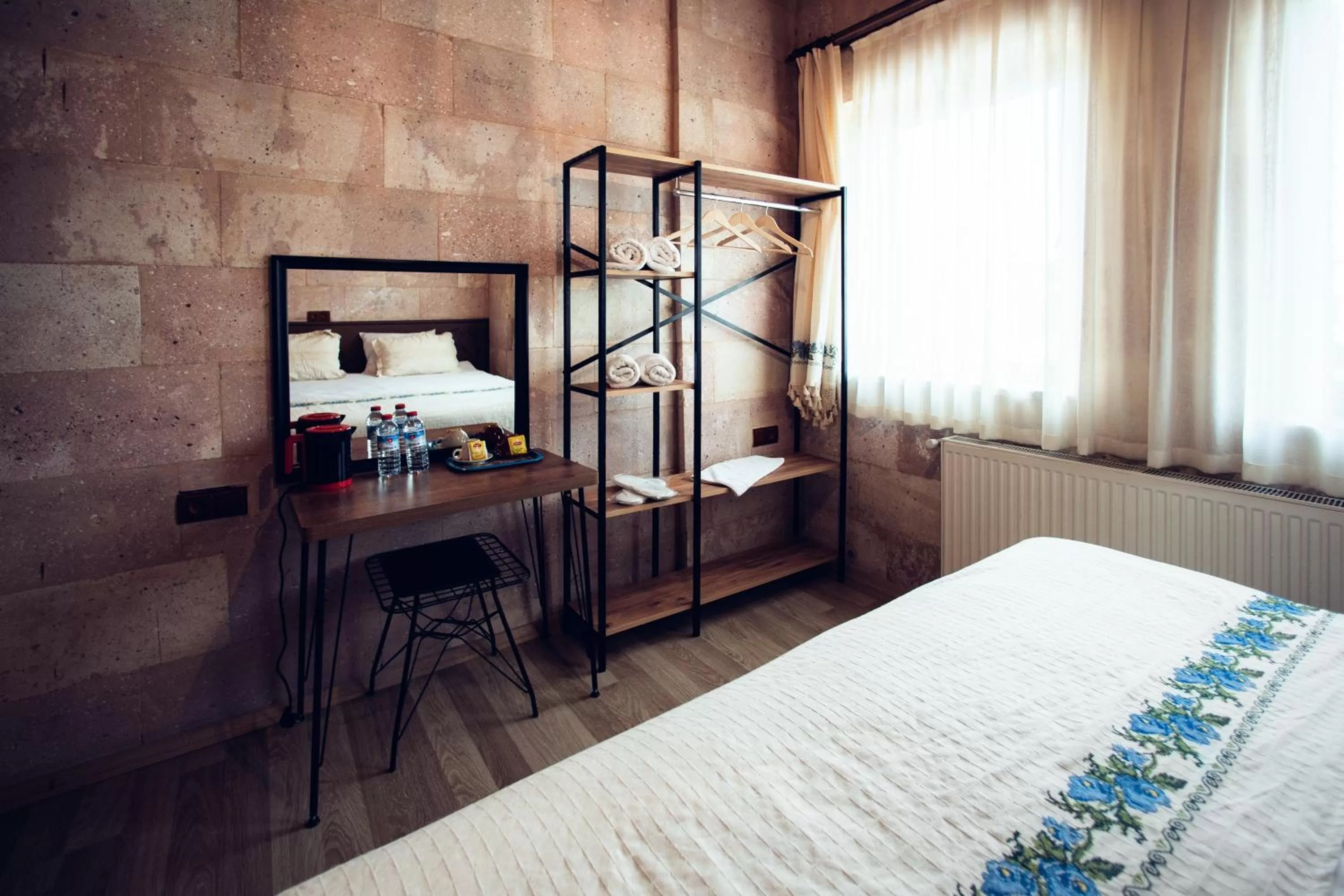 Bed in Azalea Terrace Cave Hotel