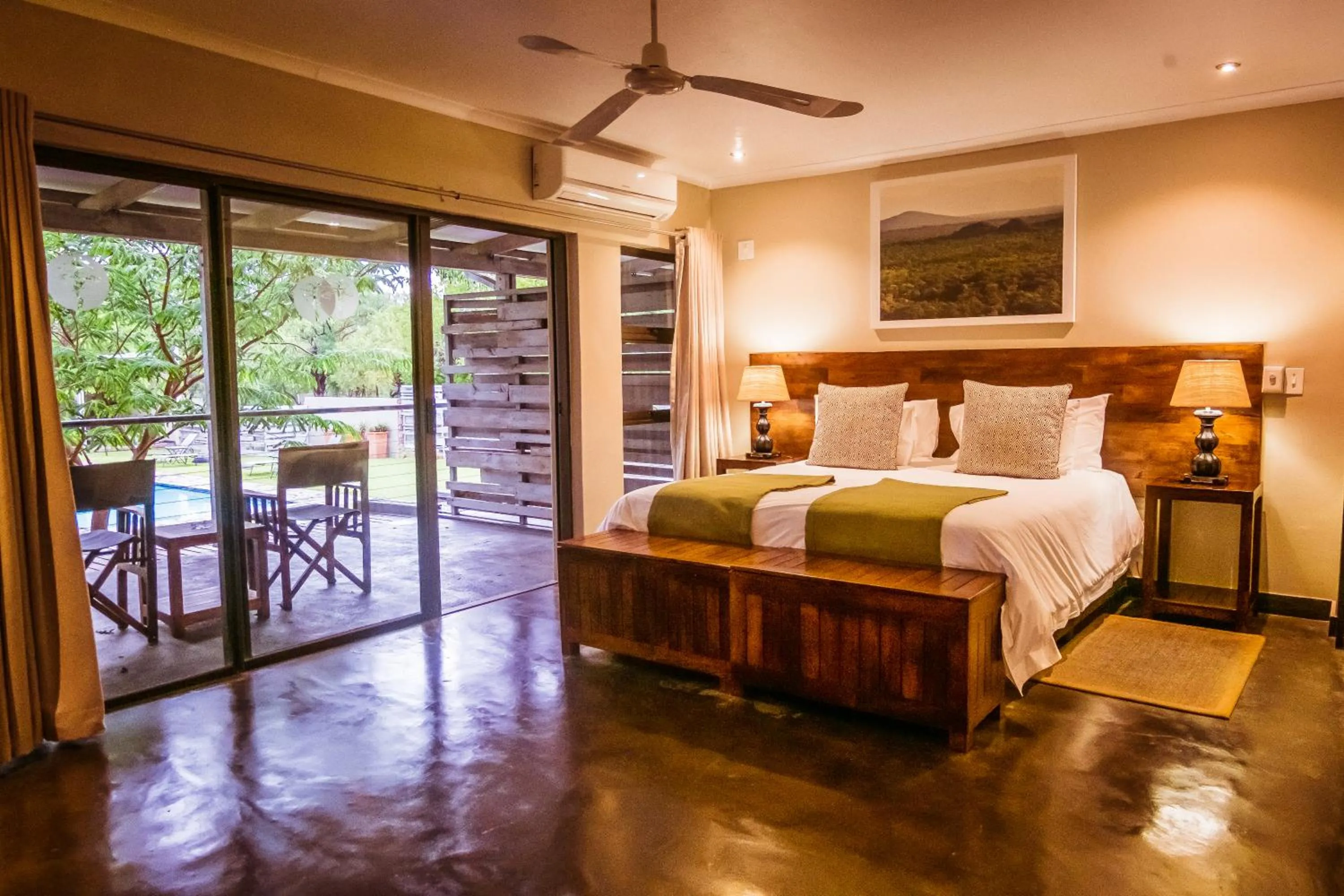 View (from property/room), Bed in Bushveld Terrace Safari Hotel, Lodge & Spa