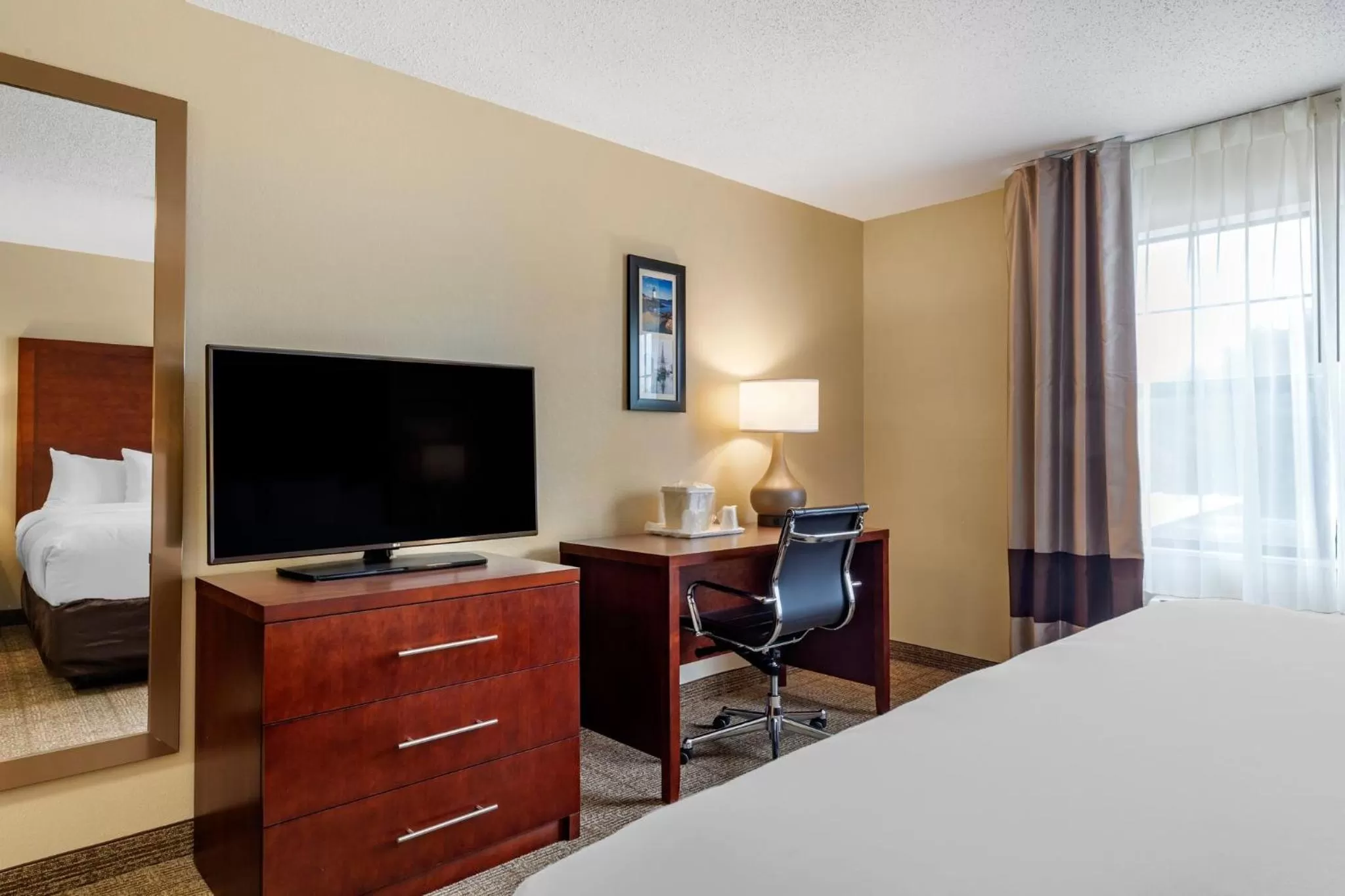 TV and multimedia, Bed in Comfort Inn Danvers - Boston North Shore