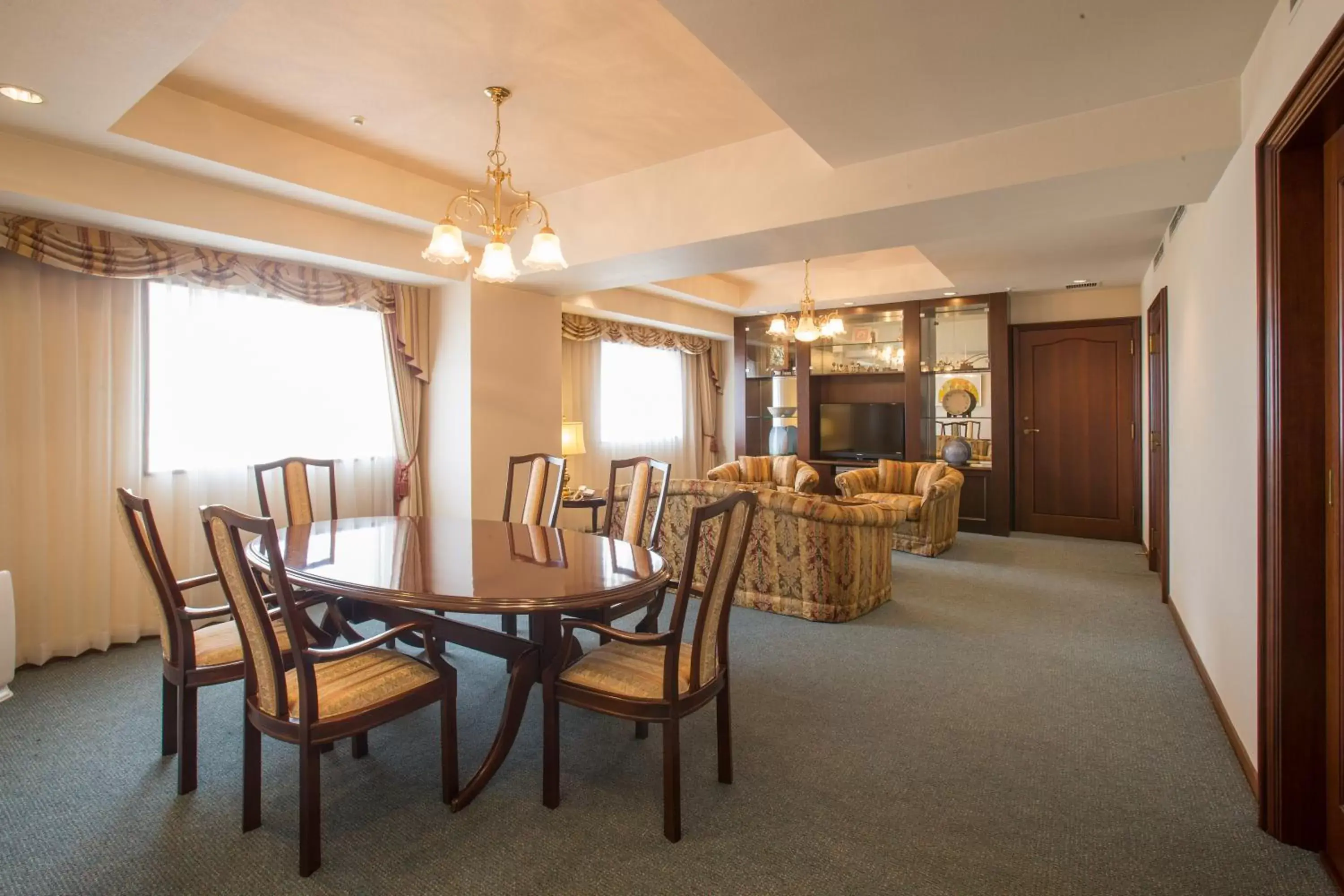 Decorative detail, Dining Area in Art Hotel Asahikawa