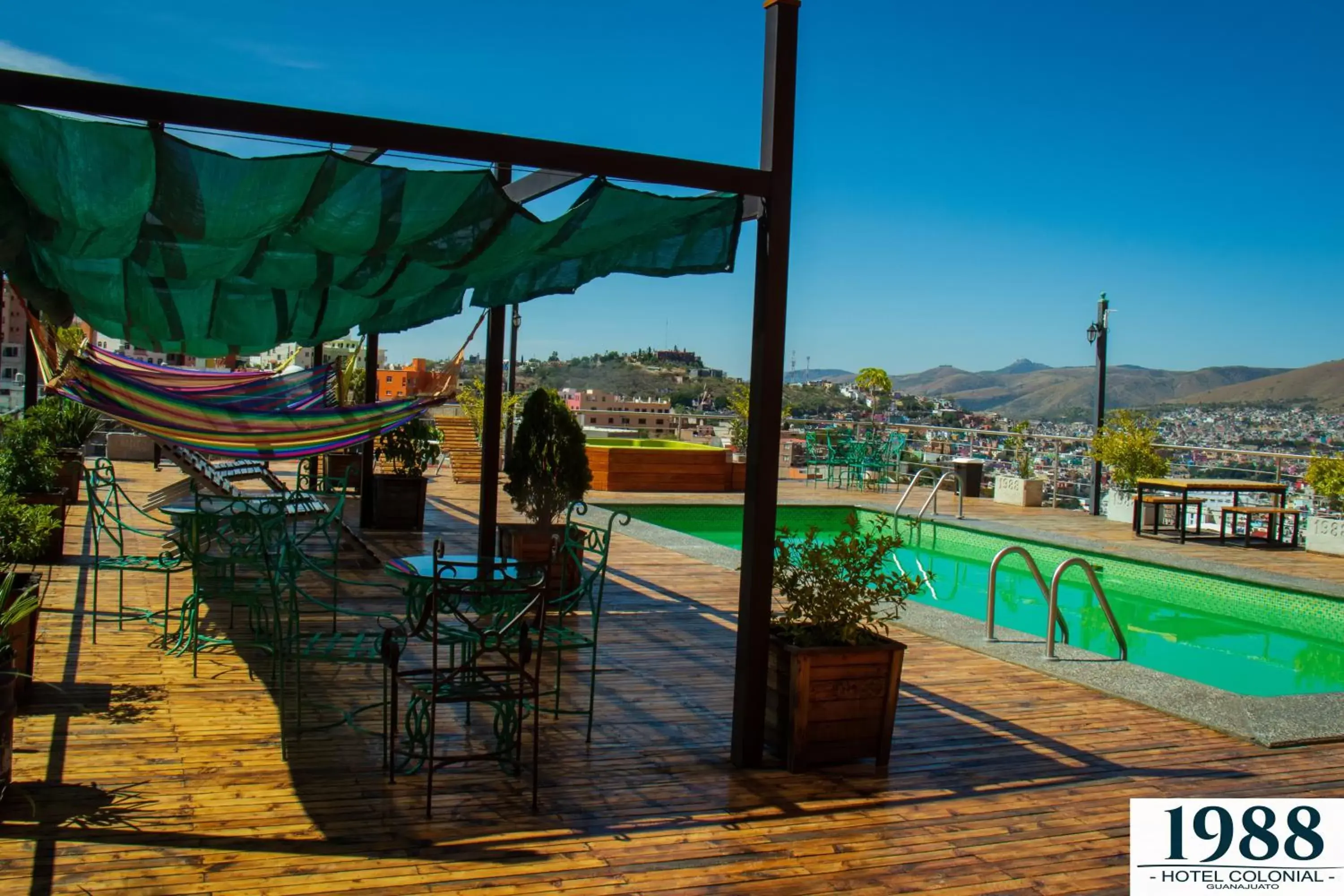 Property building, Patio/Outdoor Area in Hotel 1988 Guanajuato