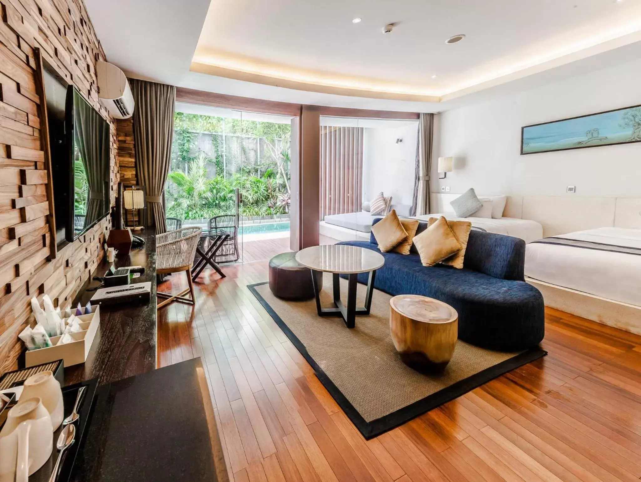 Balcony/Terrace, Seating Area in Watermark Hotel & Spa Bali