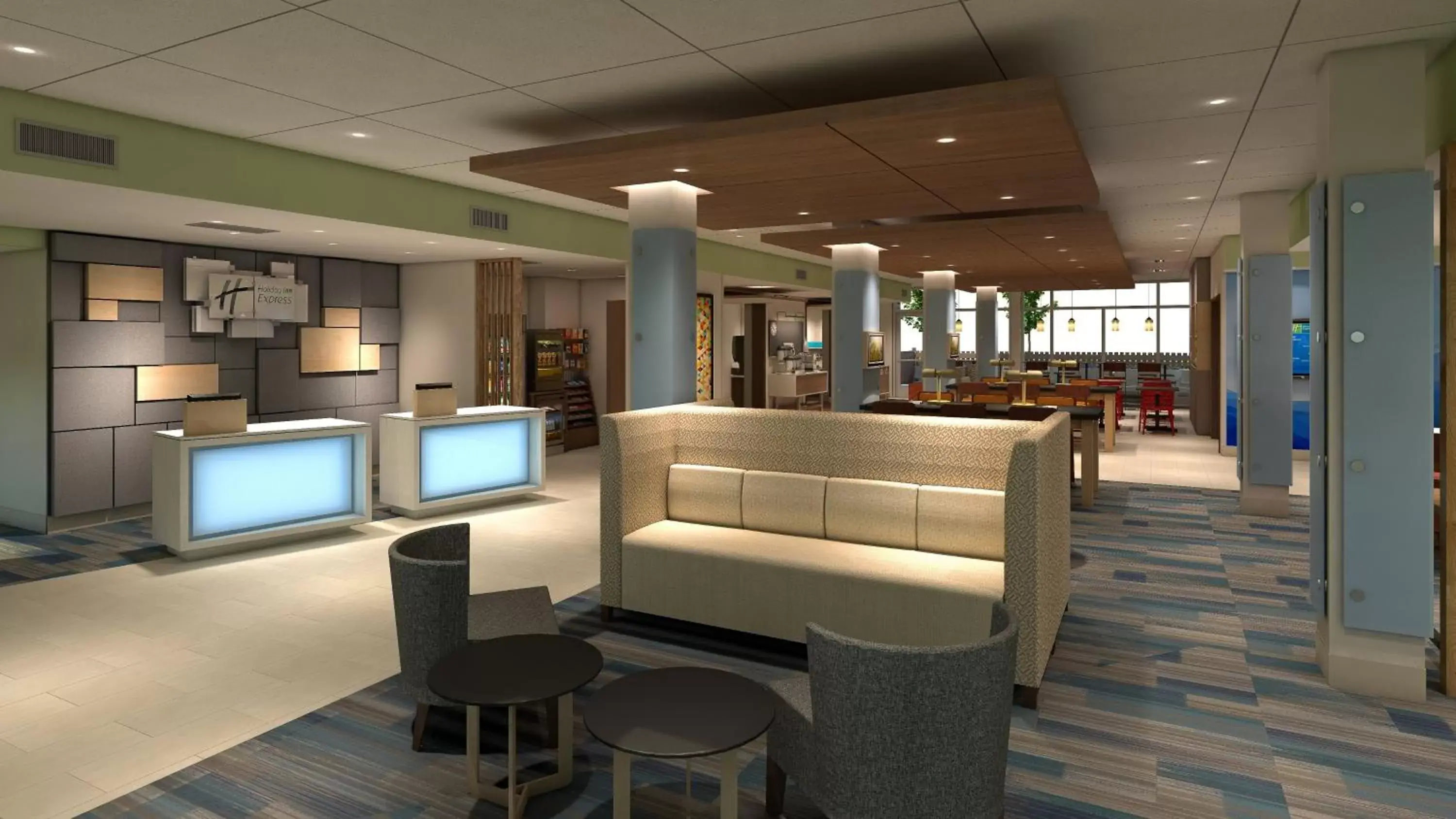 Property building, Lobby/Reception in Holiday Inn Express & Suites Blackwell, an IHG Hotel