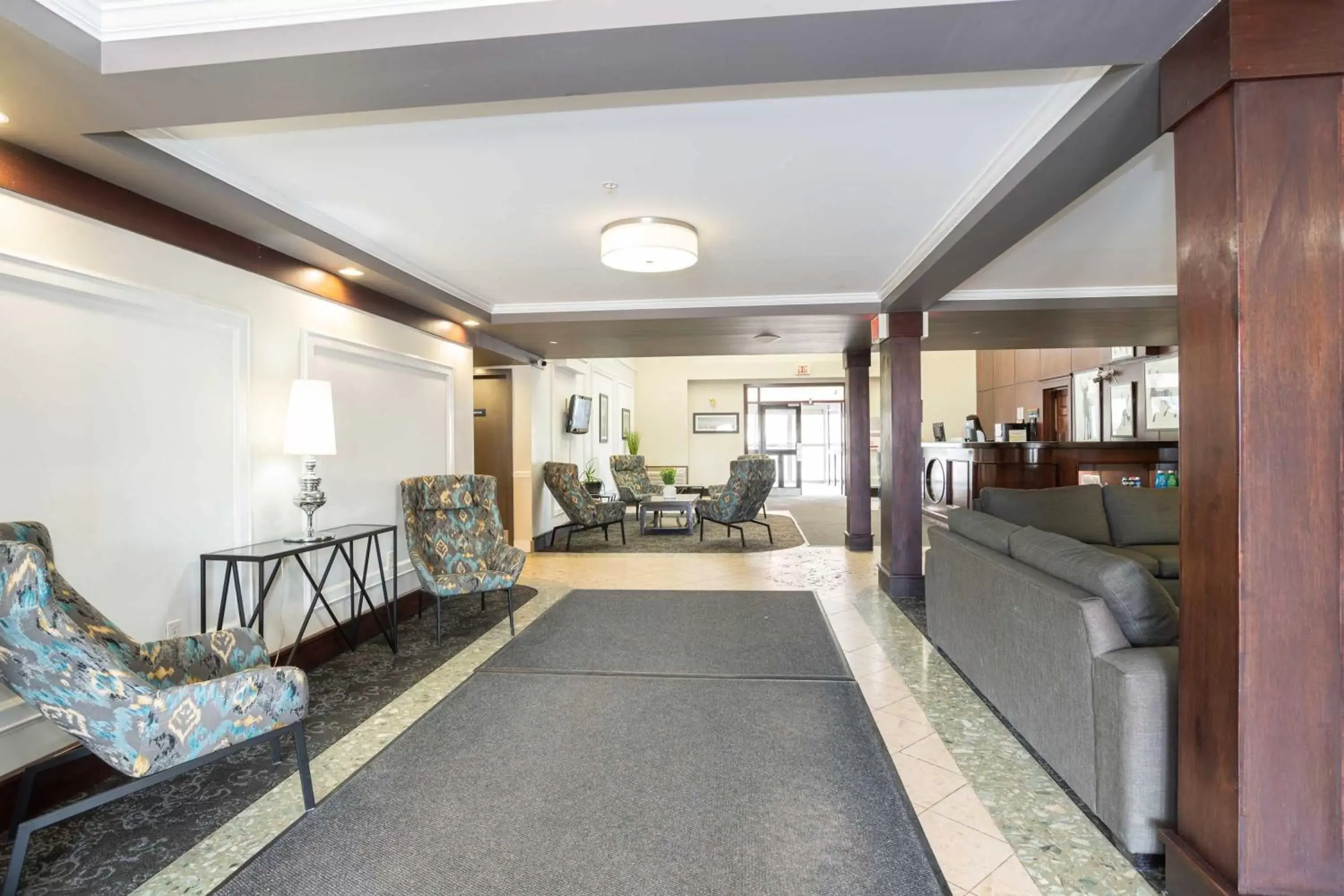 Lobby or reception in Sandman Hotel Red Deer Lobby or reception in Sandman Hotel Red Deer