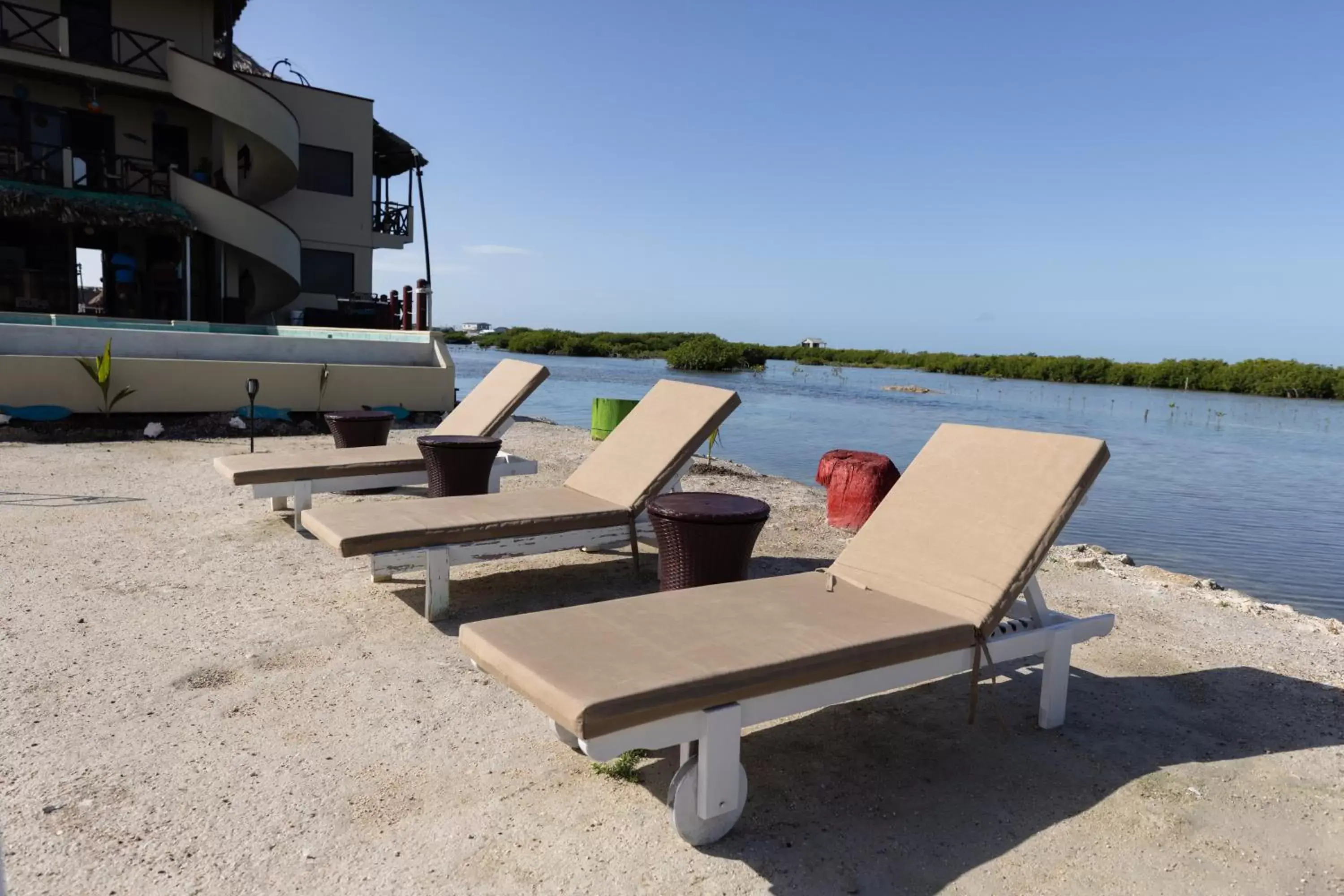 Swimming Pool in Lina Point Belize Overwater Resort