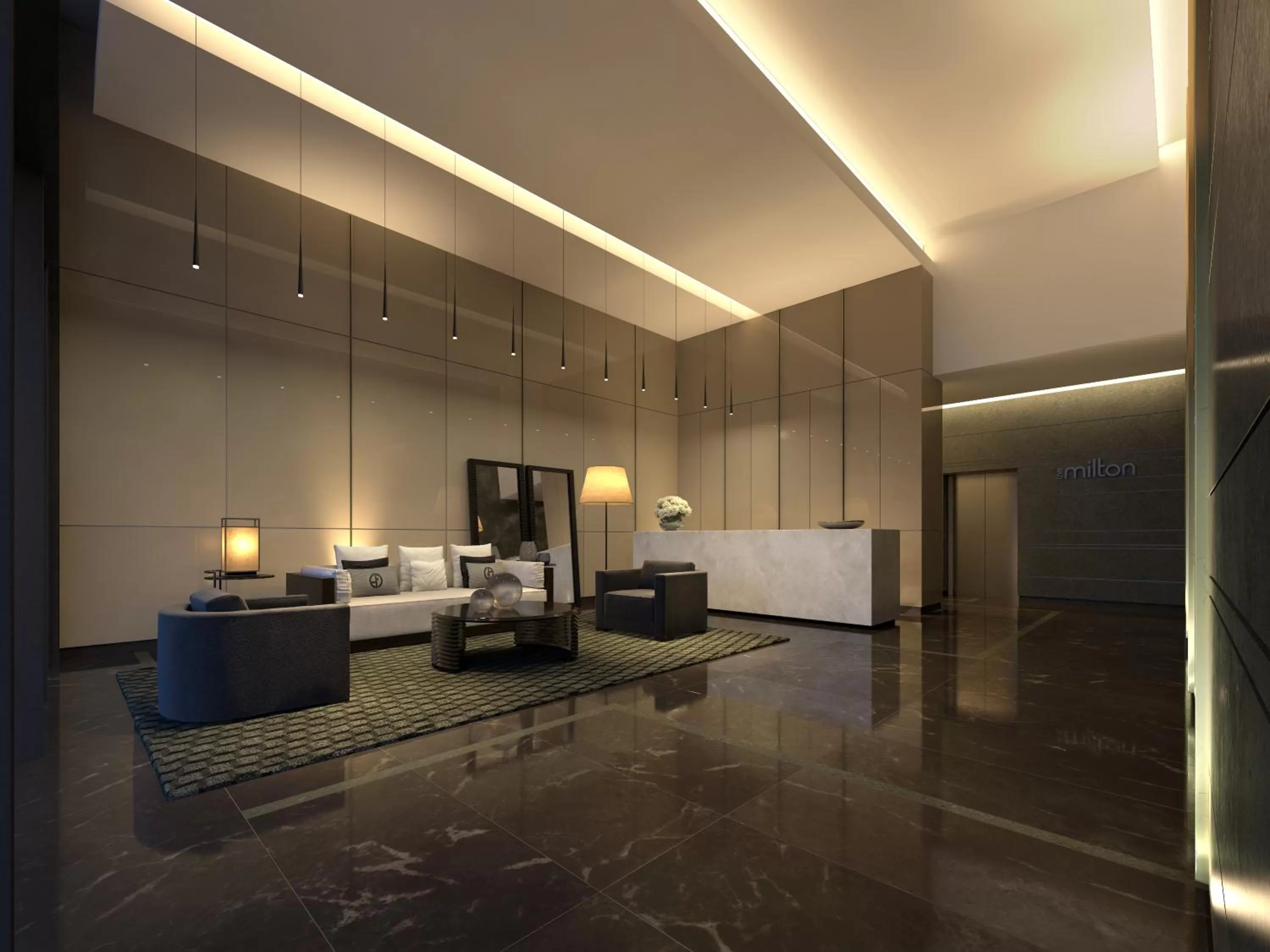 Lobby or reception in The Milton Brisbane