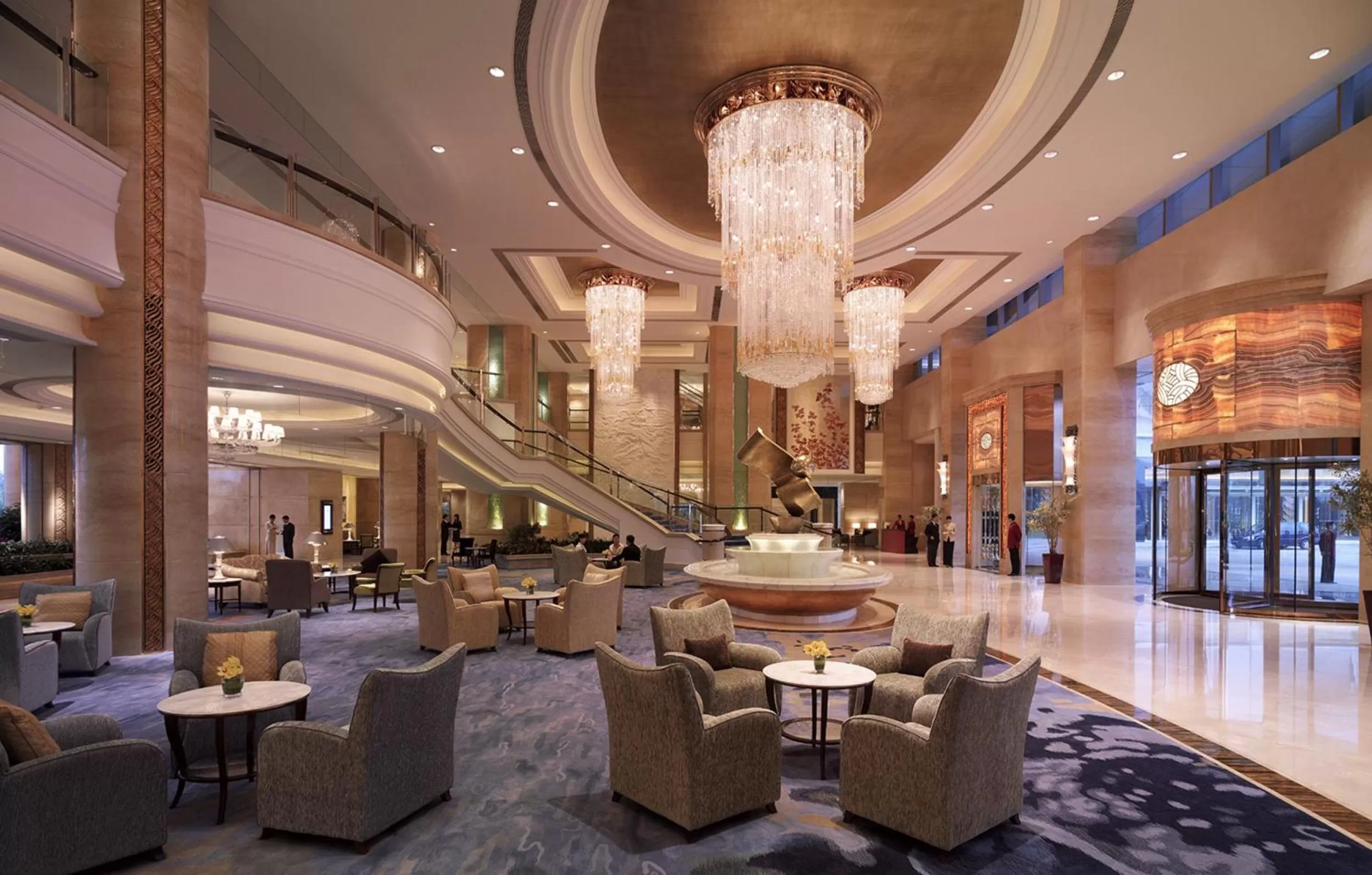 Lobby or reception, Lounge/Bar in Shangri-La Guangzhou