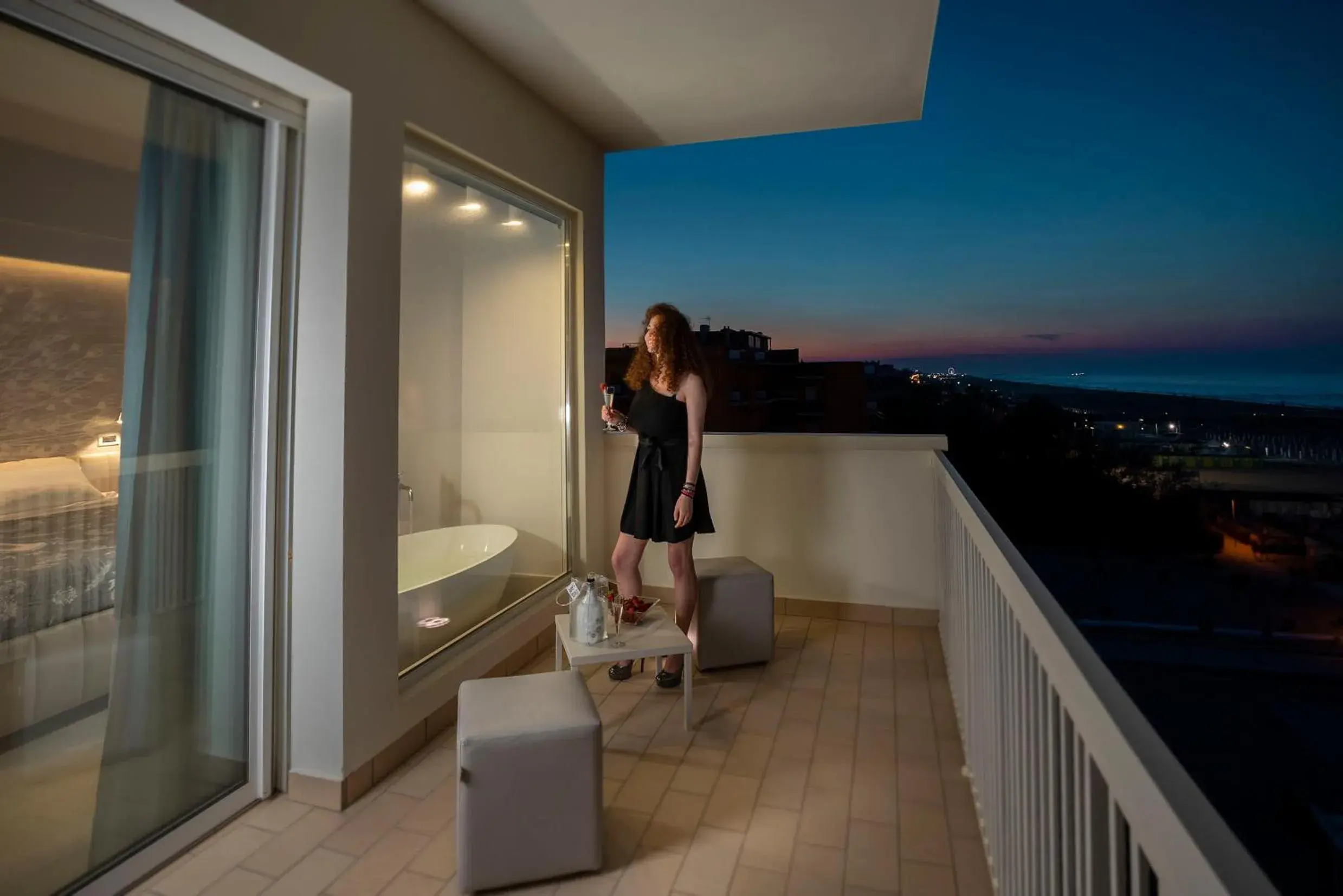 Balcony/Terrace in Hotel Ghirlandina