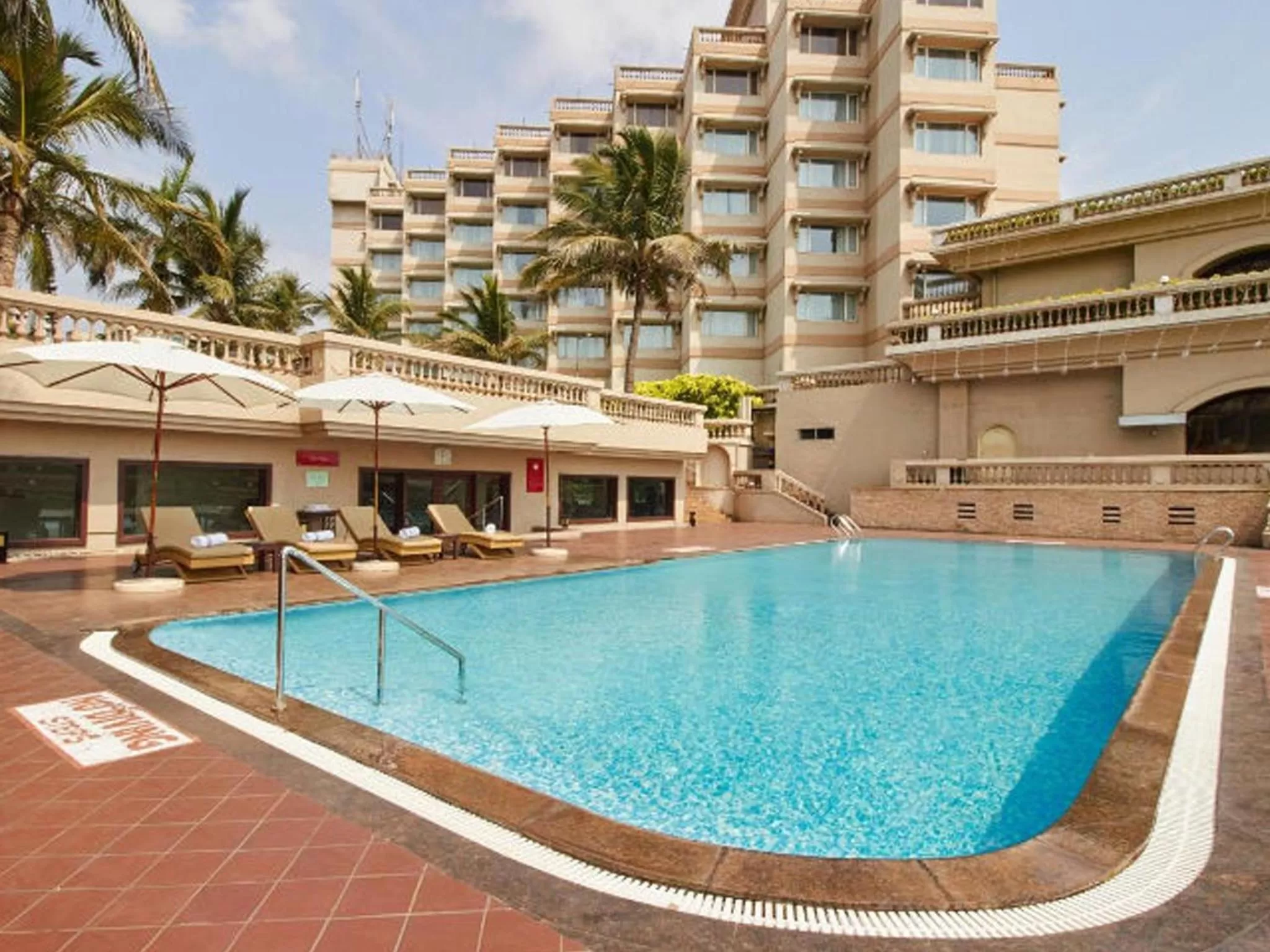 Swimming pool in The Gateway Hotel Beach Road Visakhapatnam
