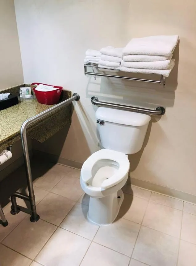 Bathroom in Boarders Inn & Suites by Cobblestone Hotels - Munising