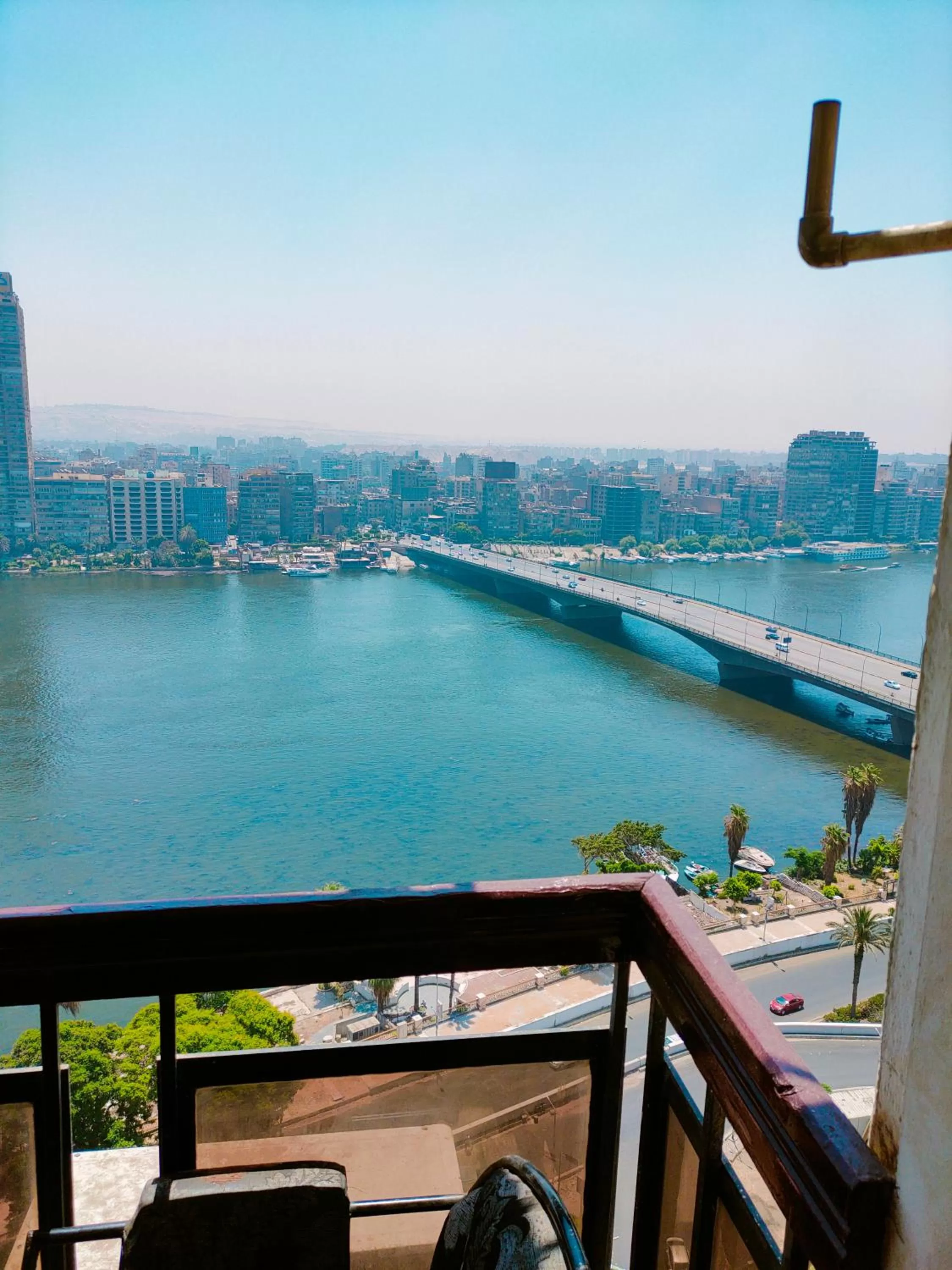 Balcony/Terrace, River View in Nile Star Suites & Apartments