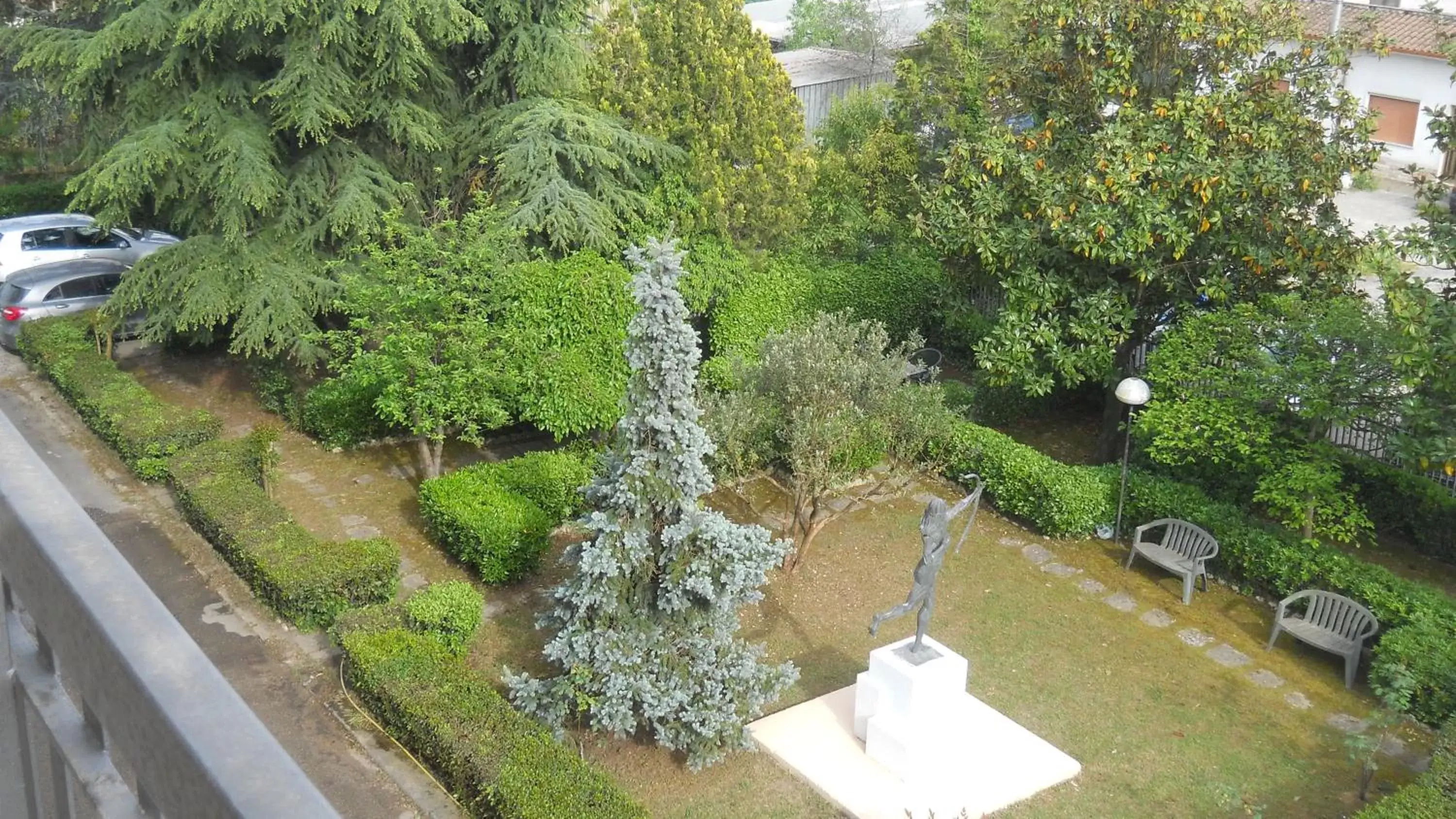 Bird's eye view, Garden View in Hotel Diana