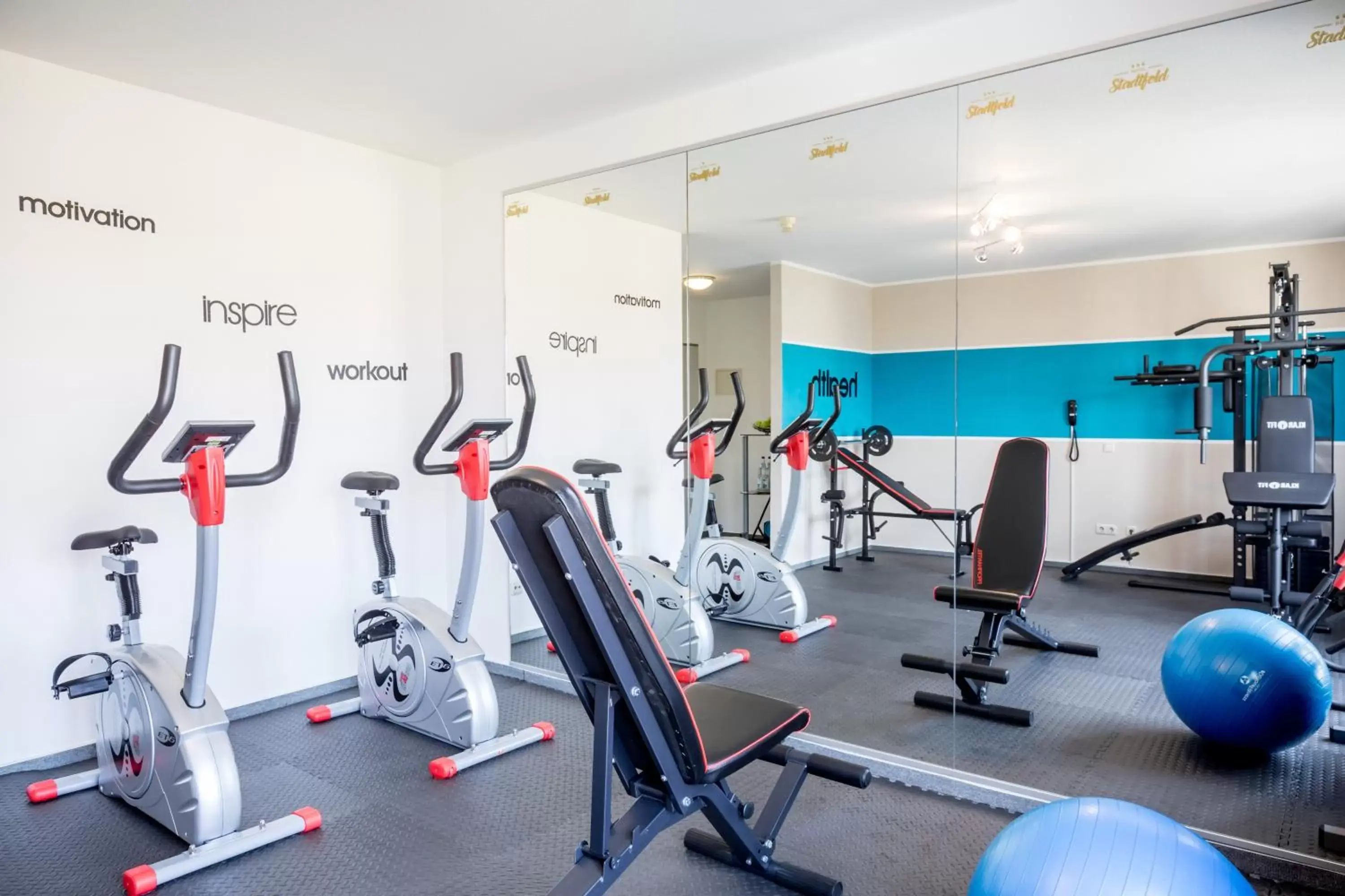 Fitness centre/facilities in Hotel Stadtfeld