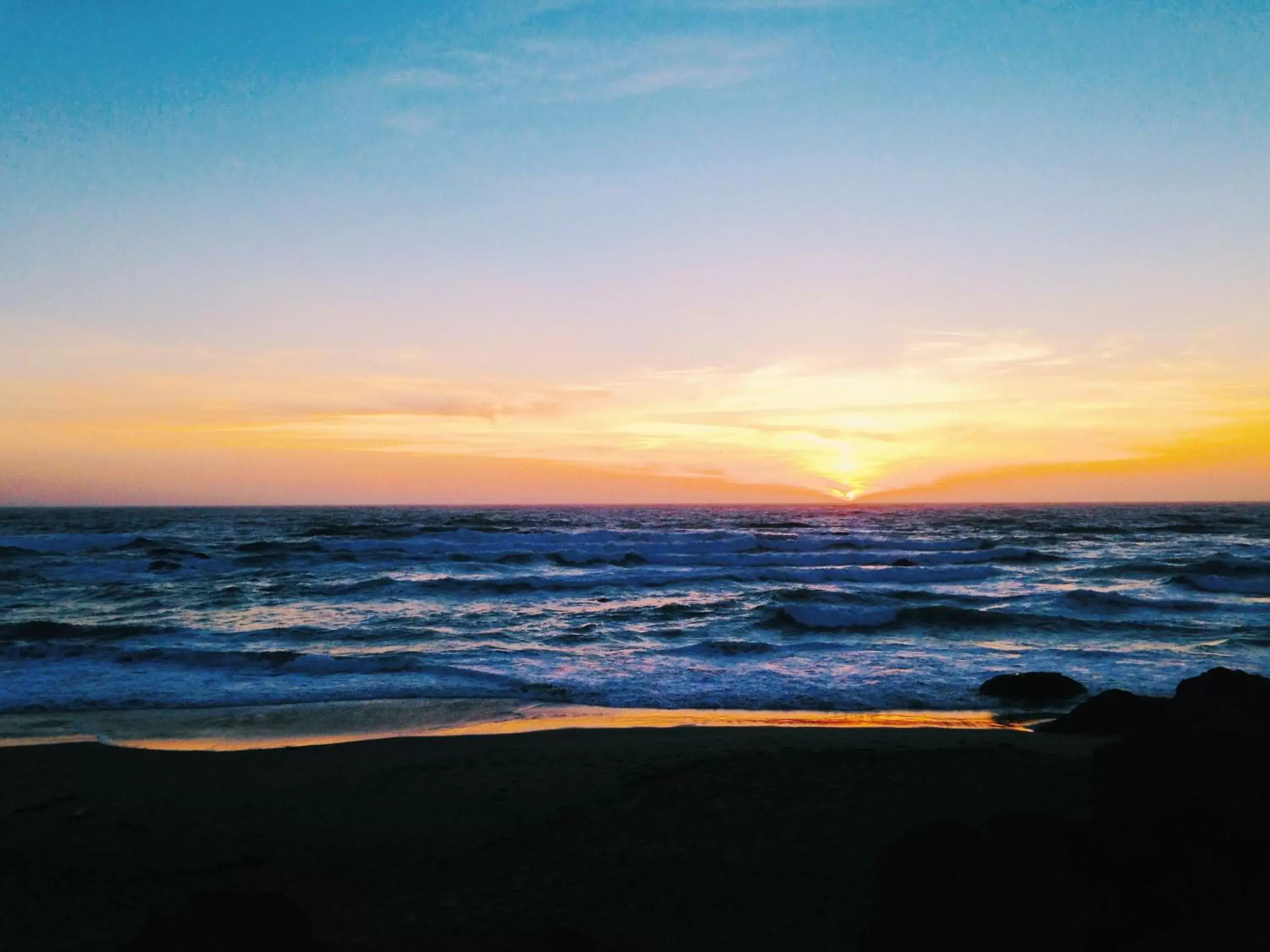 Natural landscape in Surf and Sand Lodge