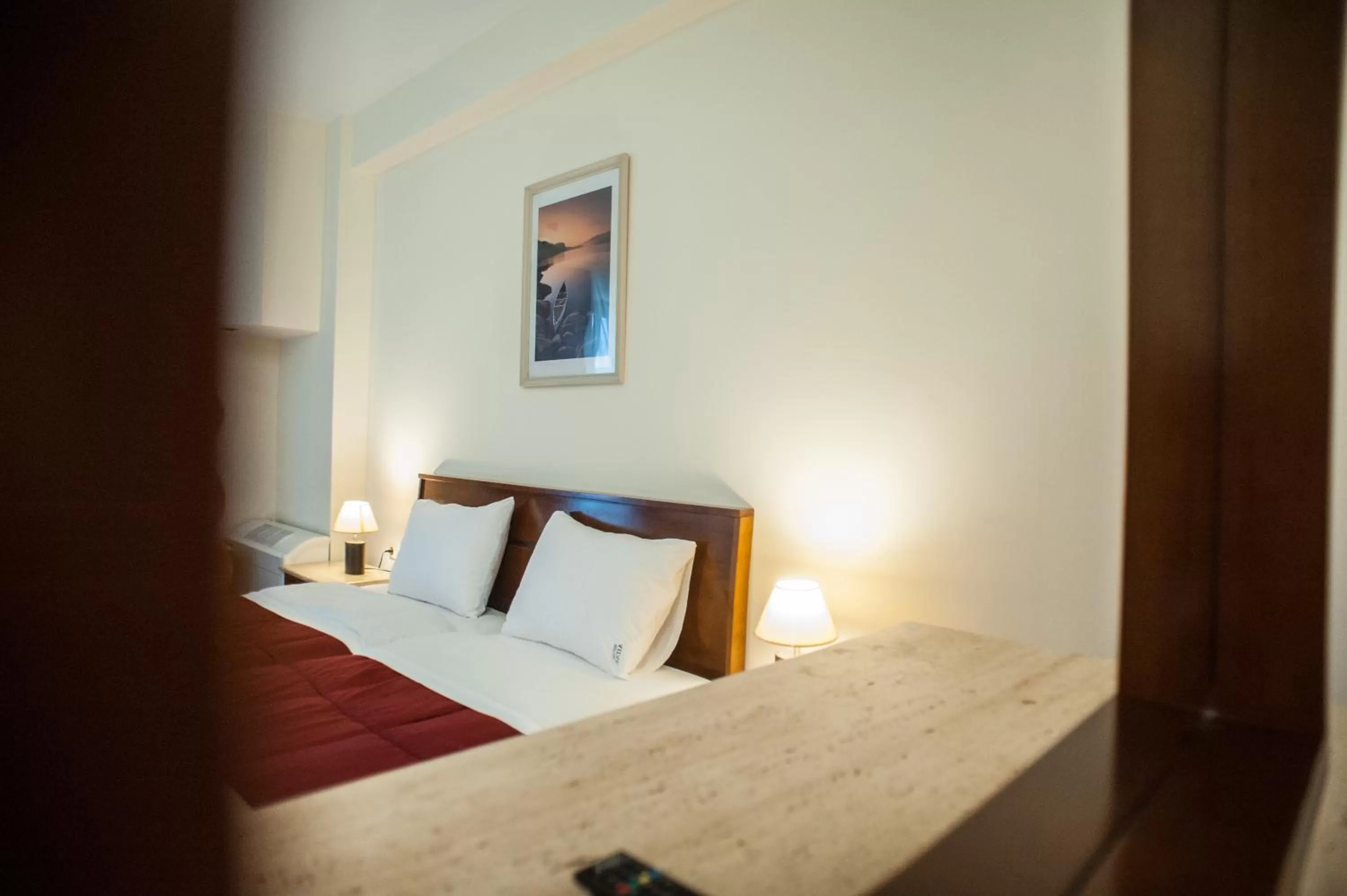 Bedroom, Bed in Hotel Aigli